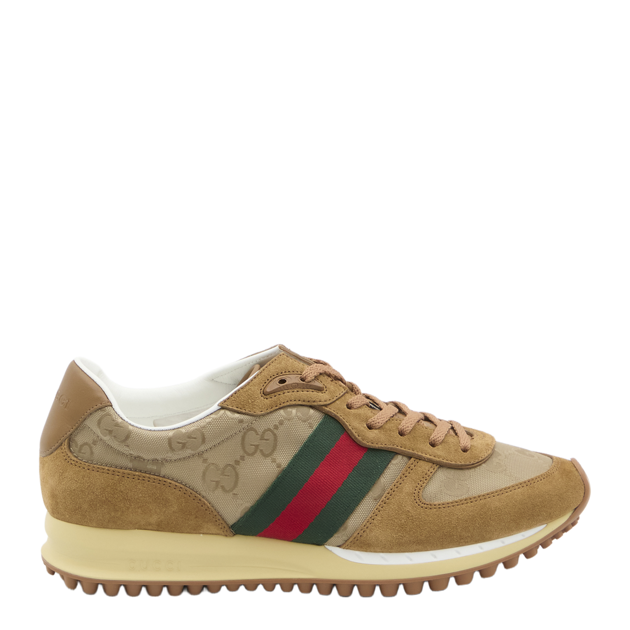 Re-Motion GG Nylon and Suede Sneakers - Image 1