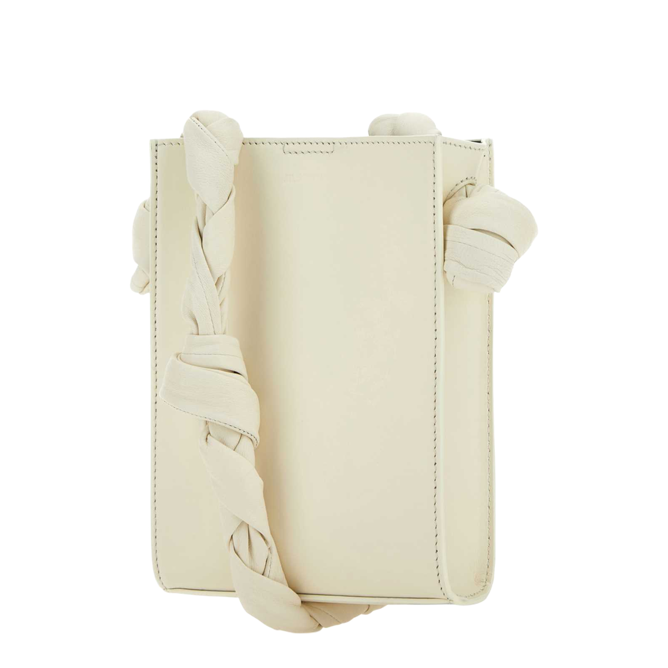 Ivory Leather Tangle Shoulder Bag - Image 4
