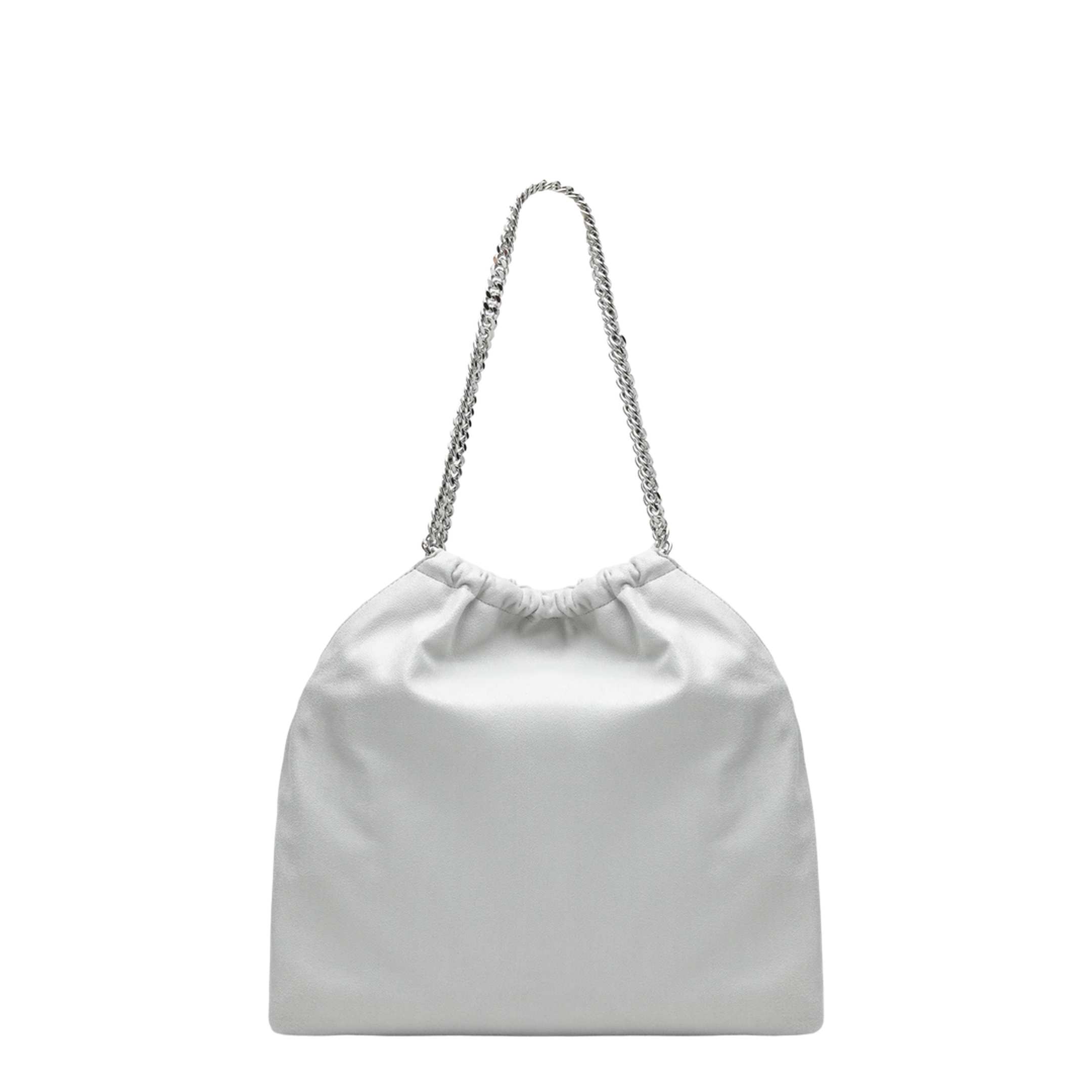 Falabella Medium Vegan Leather Tote - Airlite Pearl Grey - Image 2