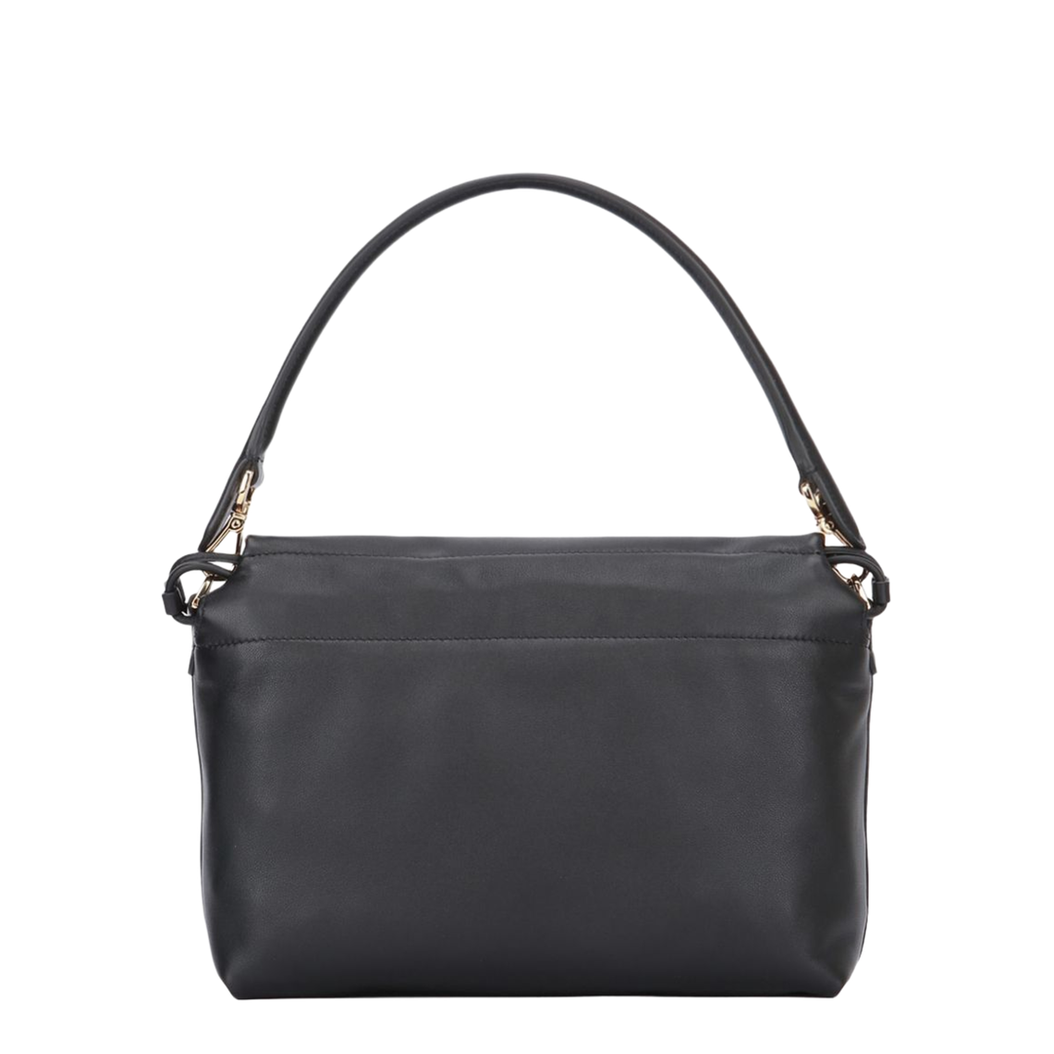 Mamma Baguette Medium Leather Handbag - Black - Image 3