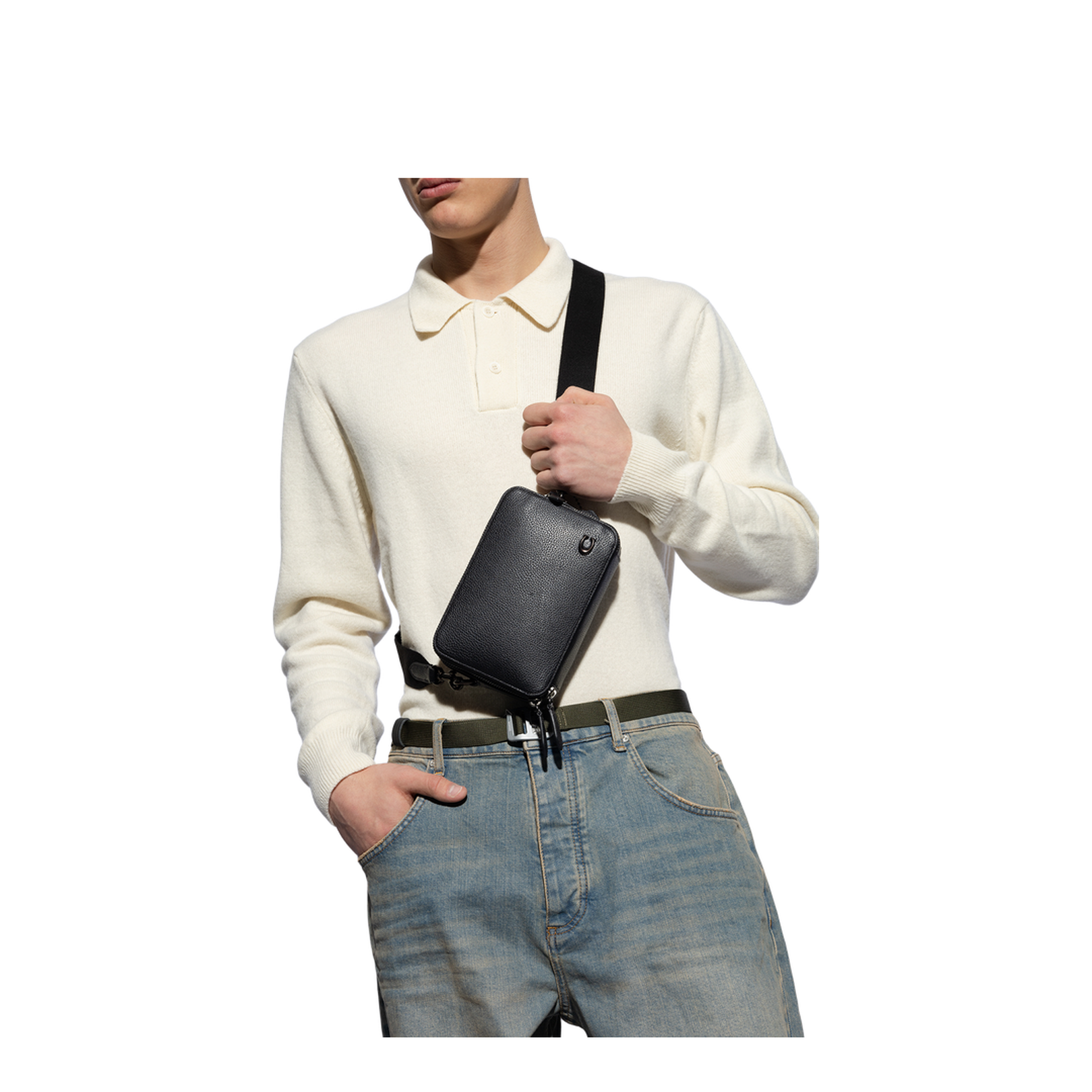 Charter 19 Shoulder Bag Black - Image 2