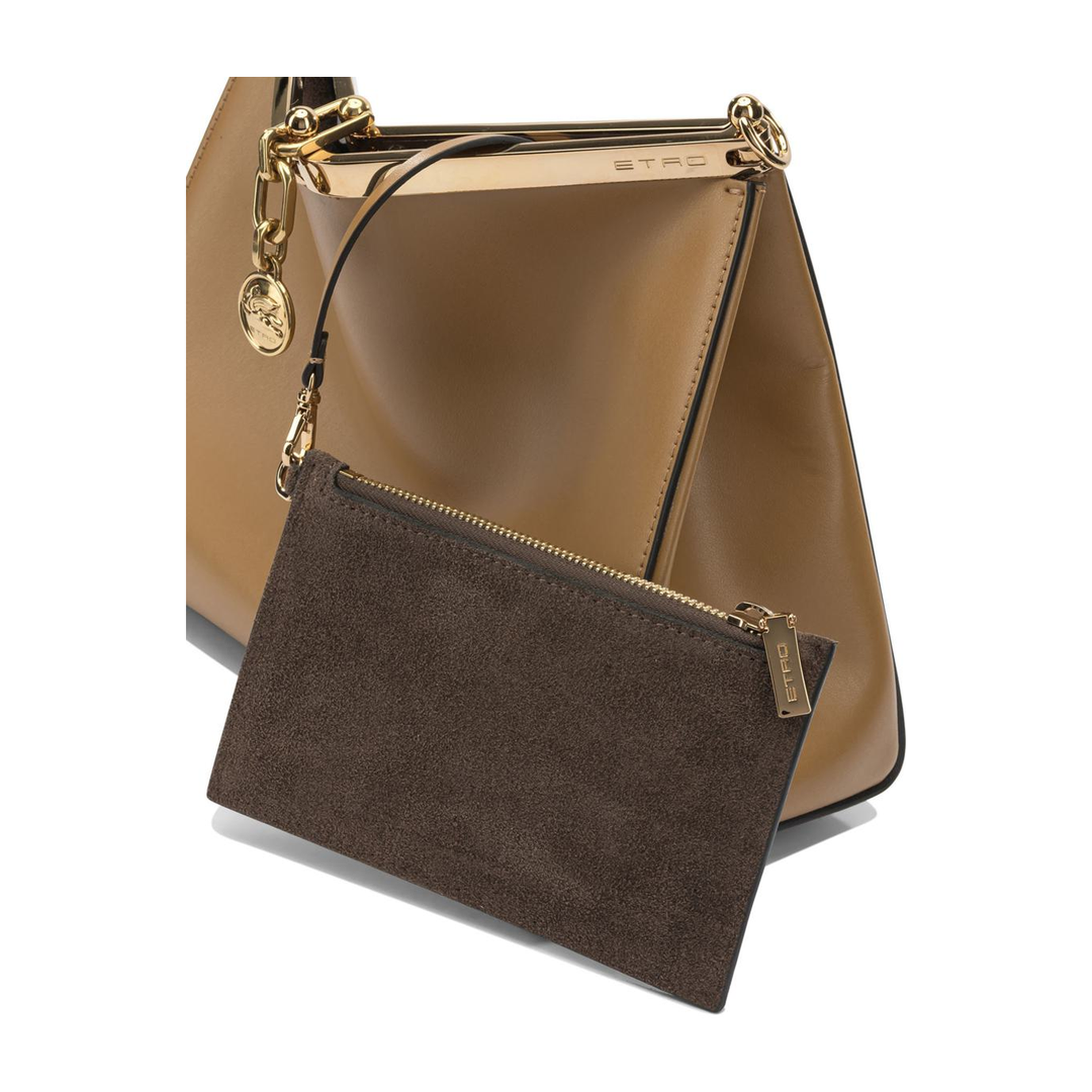 Shoulder Bag Leather Brown - Image 4