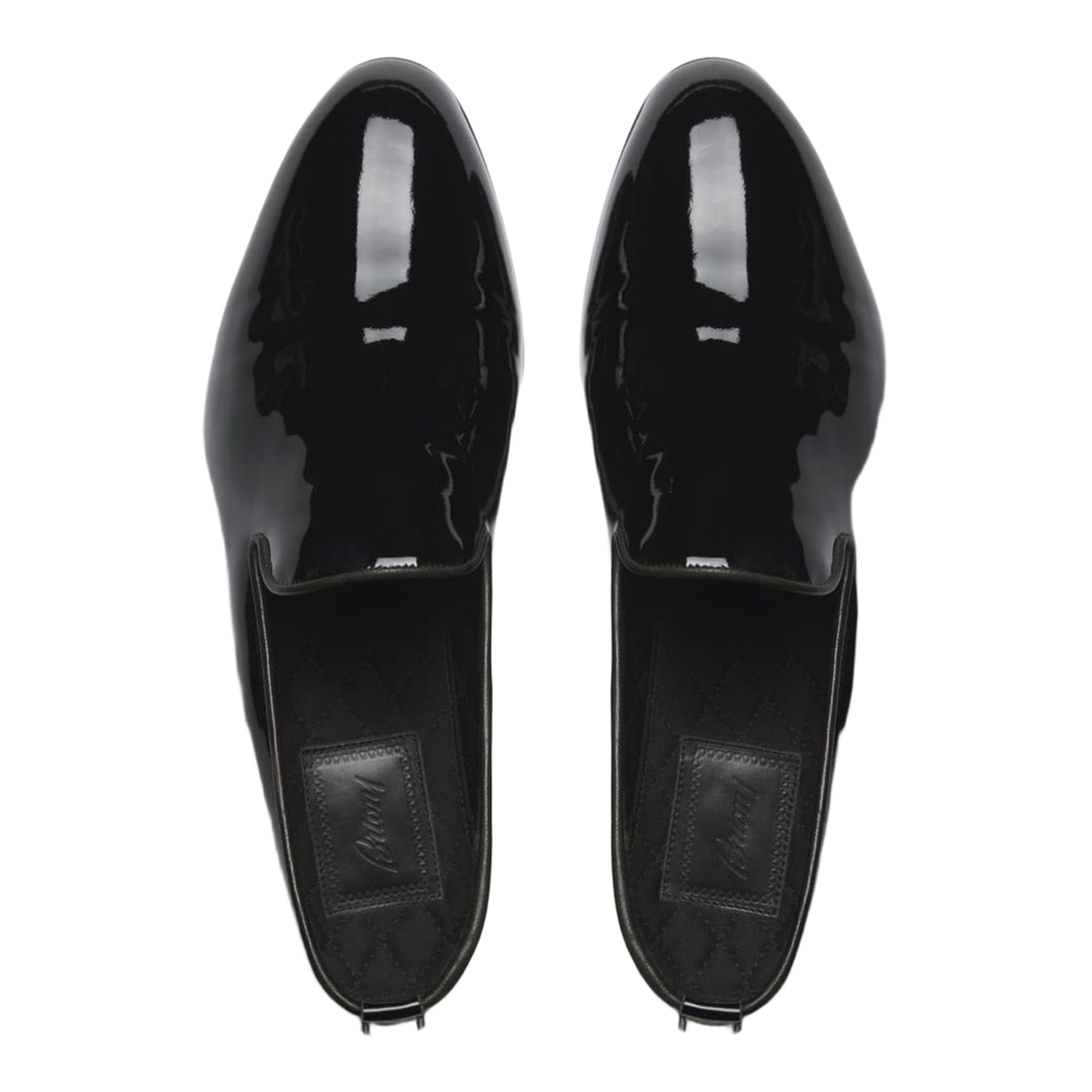 Essential Black Patent Leather Evening Loafers - Image 2