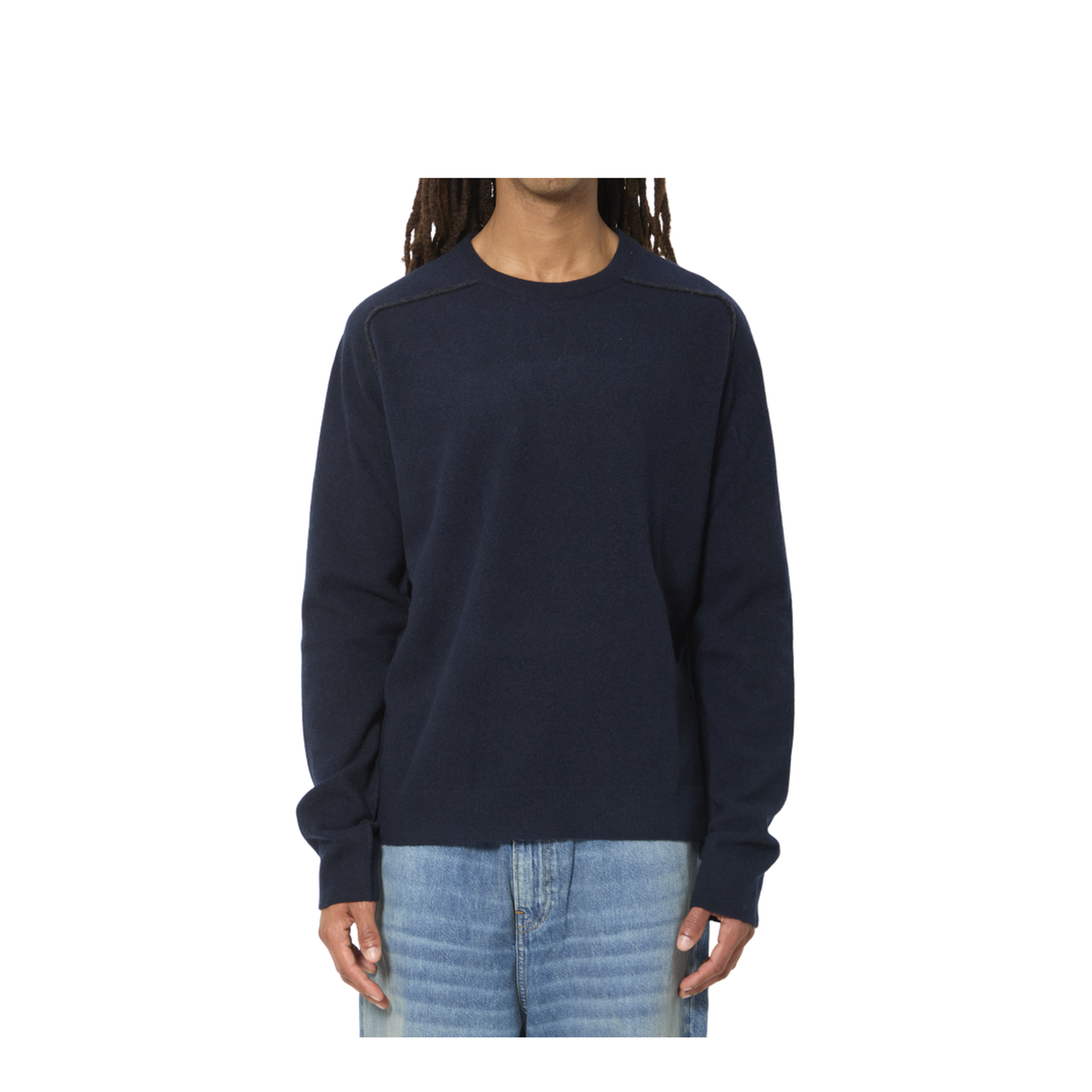 Virgin Wool Crewneck Sweater - Image 1