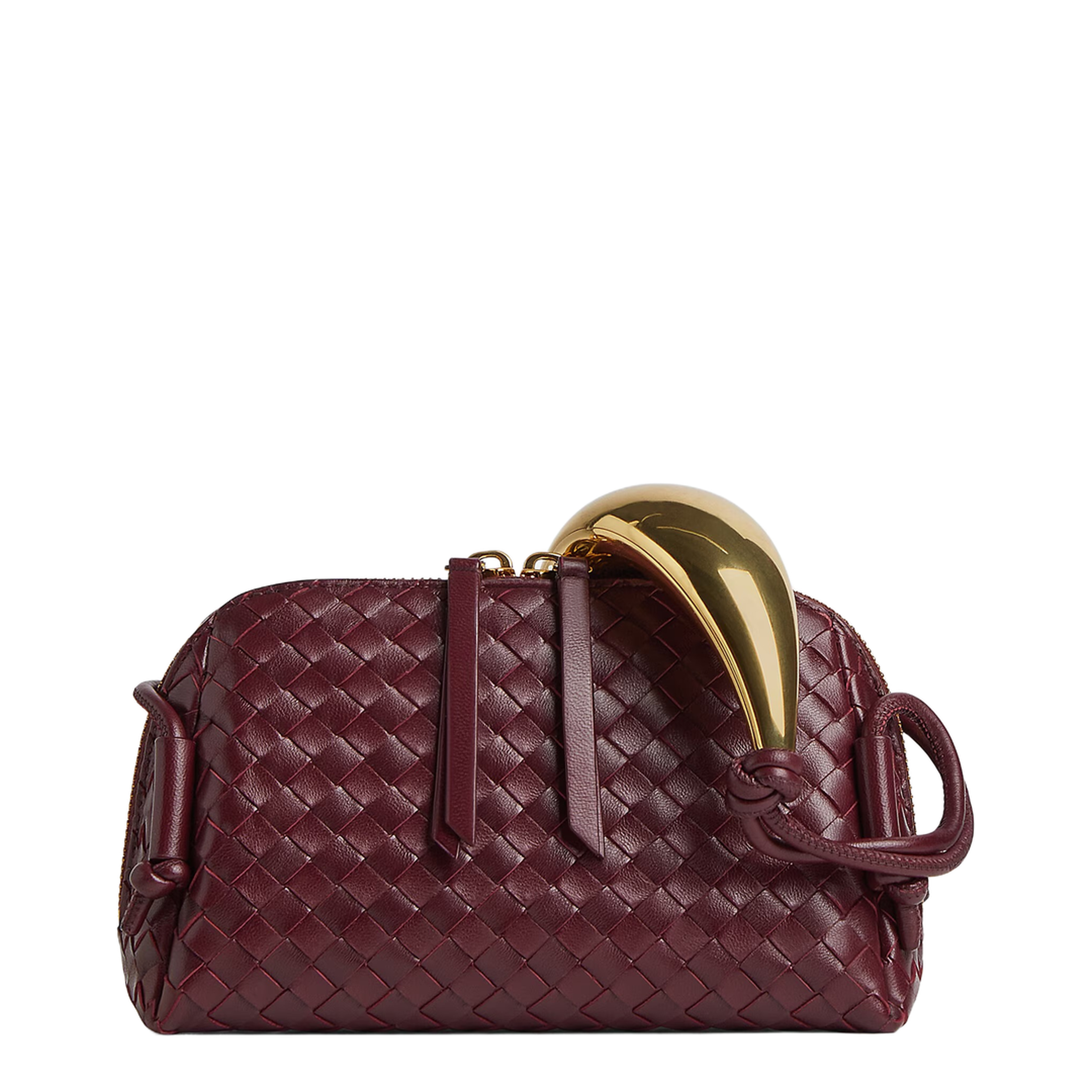 Sardine Leather Handbags - Burgundy - Image 2