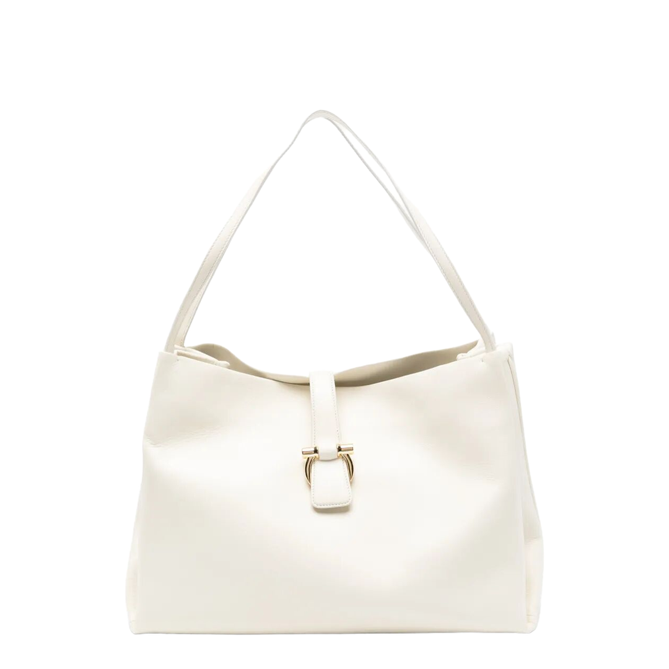 Buckle-Detail Medium Shoulder Bag - Image 1