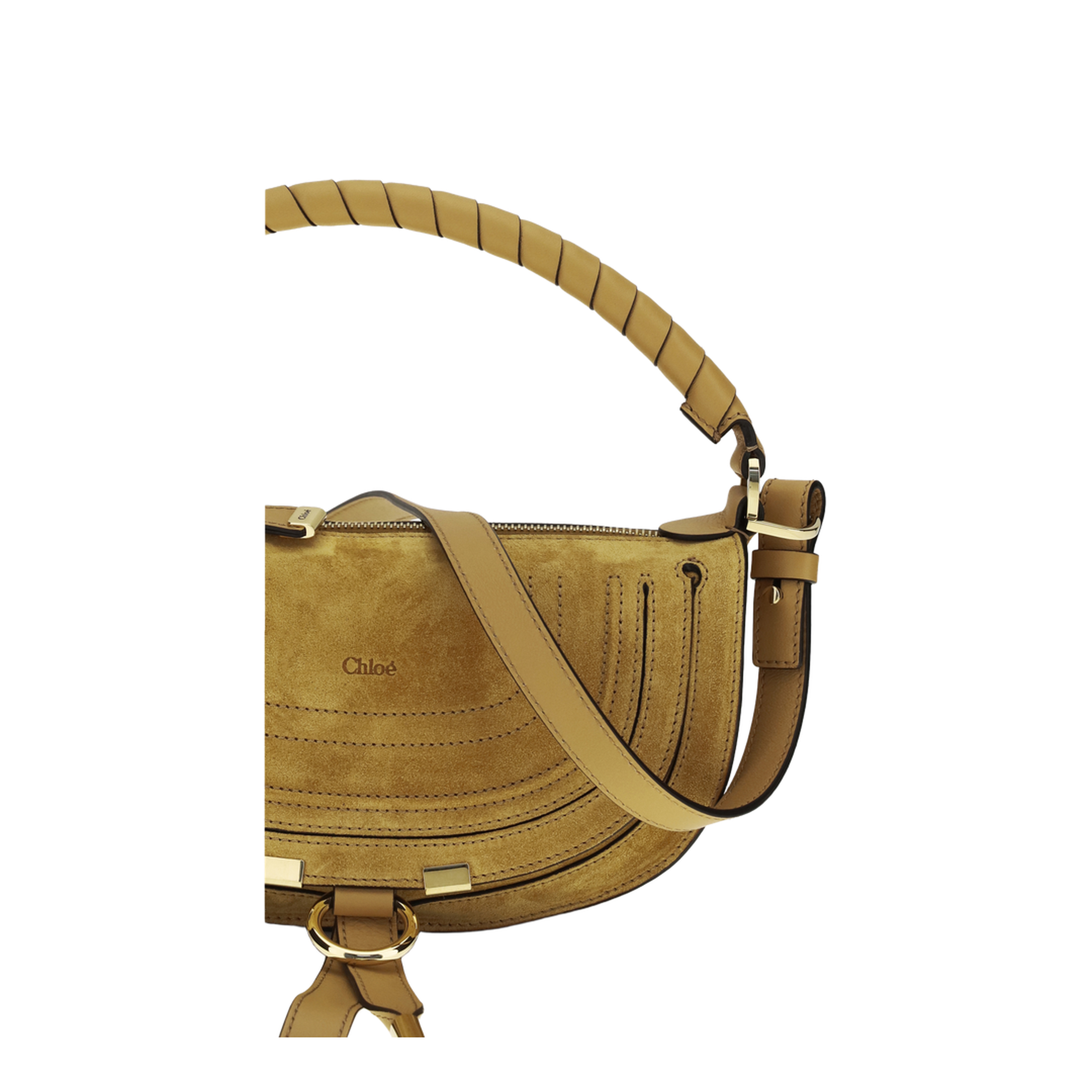 Marcie Suede Mini Shoulder Bag - Image 4