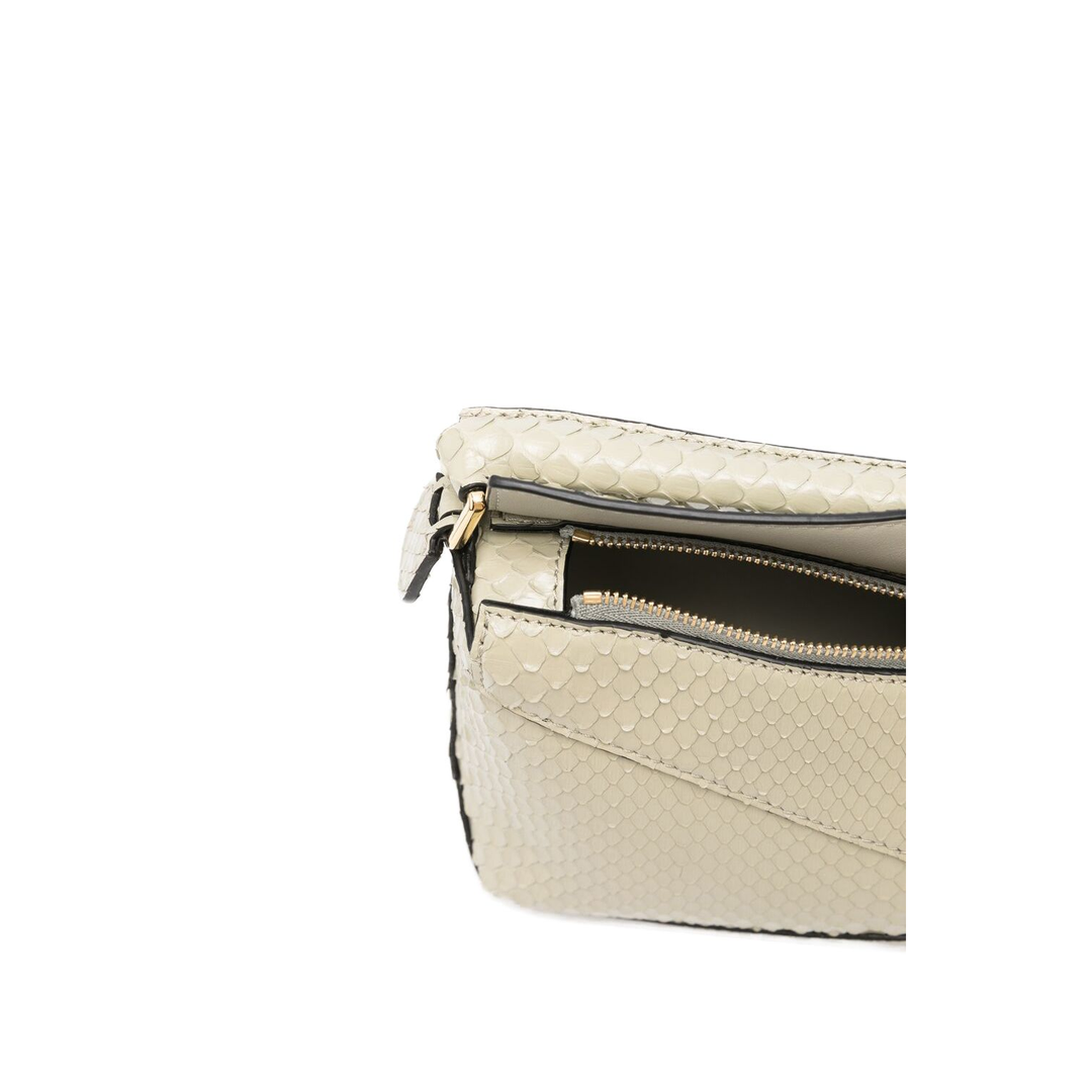 Puzzle Edge Mini Calfskin Top-Handle Bag - Black - Image 2
