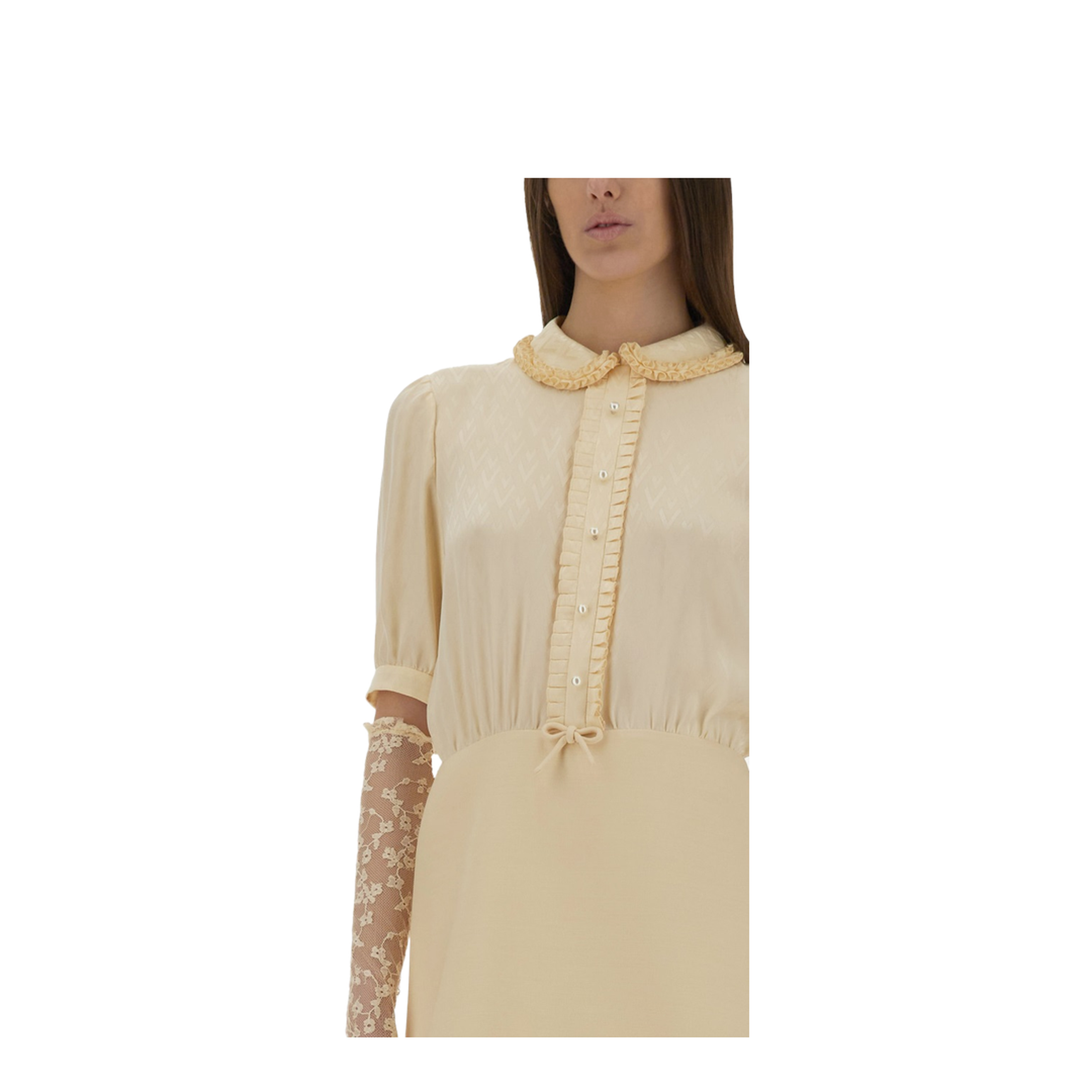 Crepe Couture Short Dress - Image 4