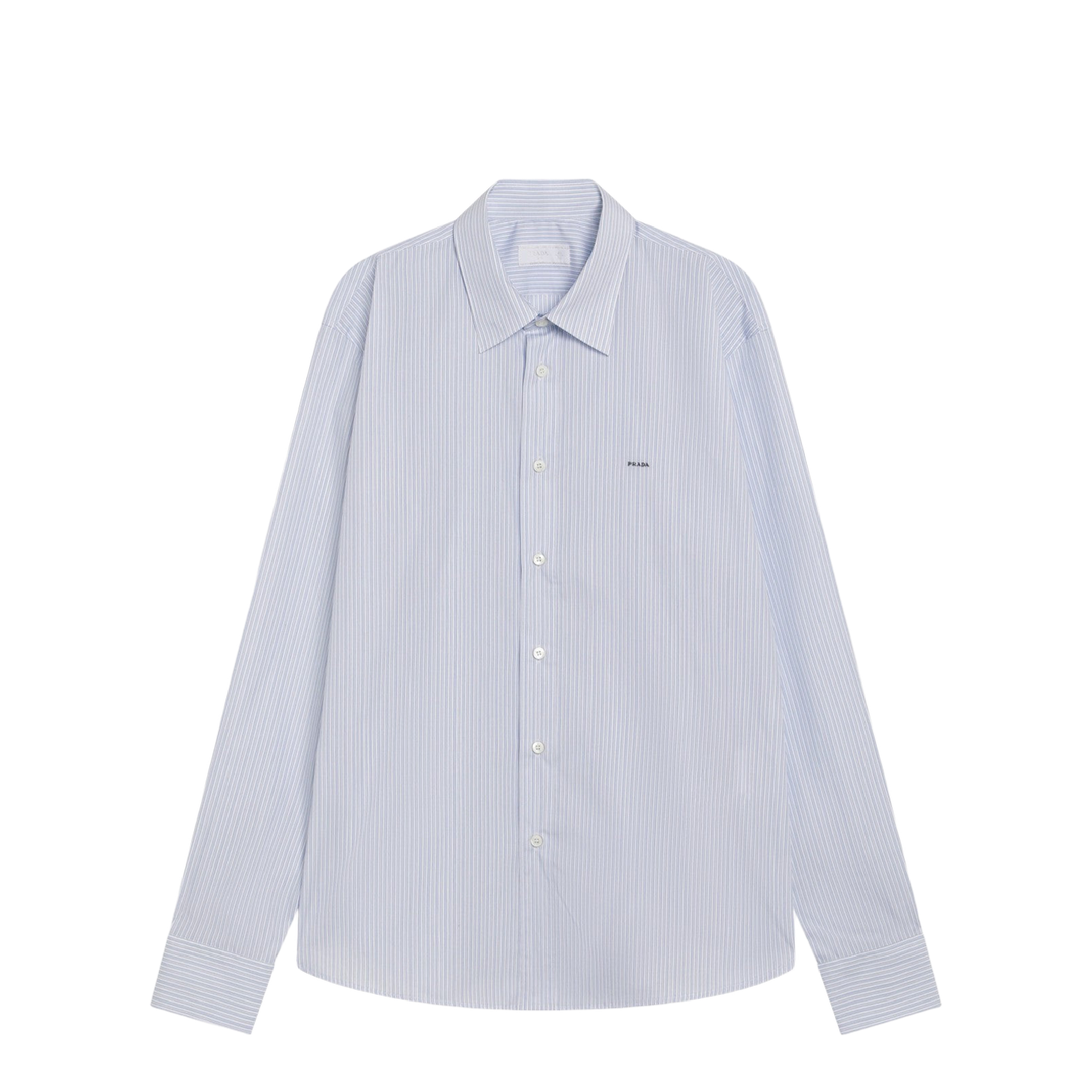 Striped Cotton Poplin Shirt - Image 1