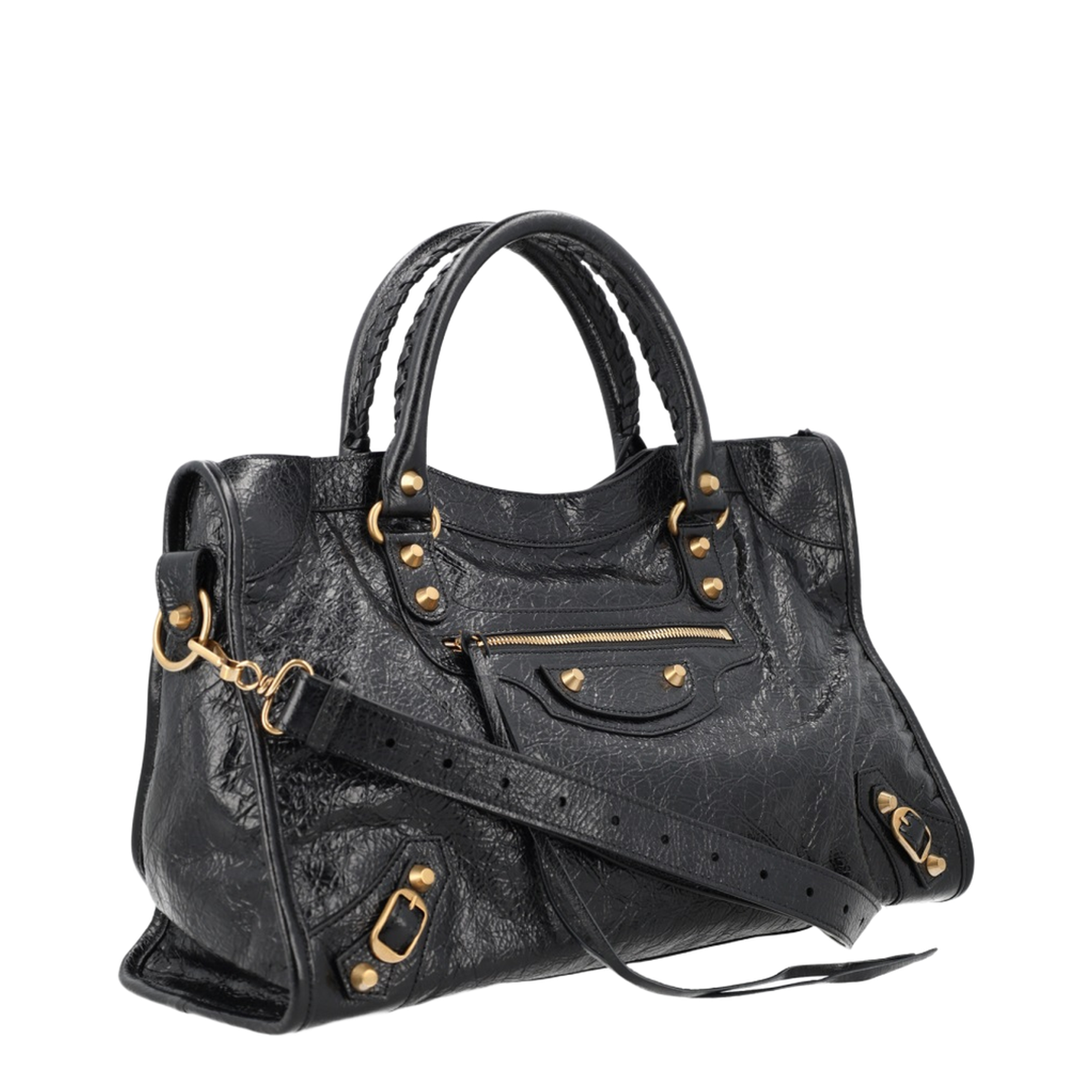 Le City Medium Arena Lambskin Shoulder Bag - Black - Image 2