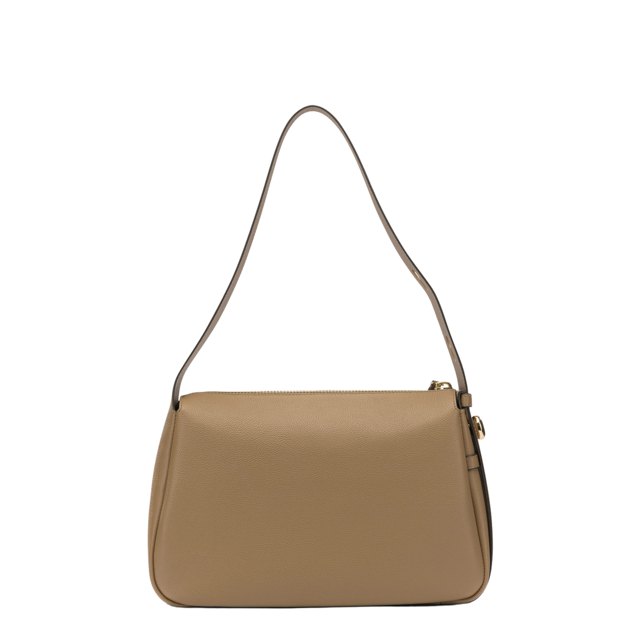 Romy Pebbled Leather Crossbody - Tiramisu - Image 3