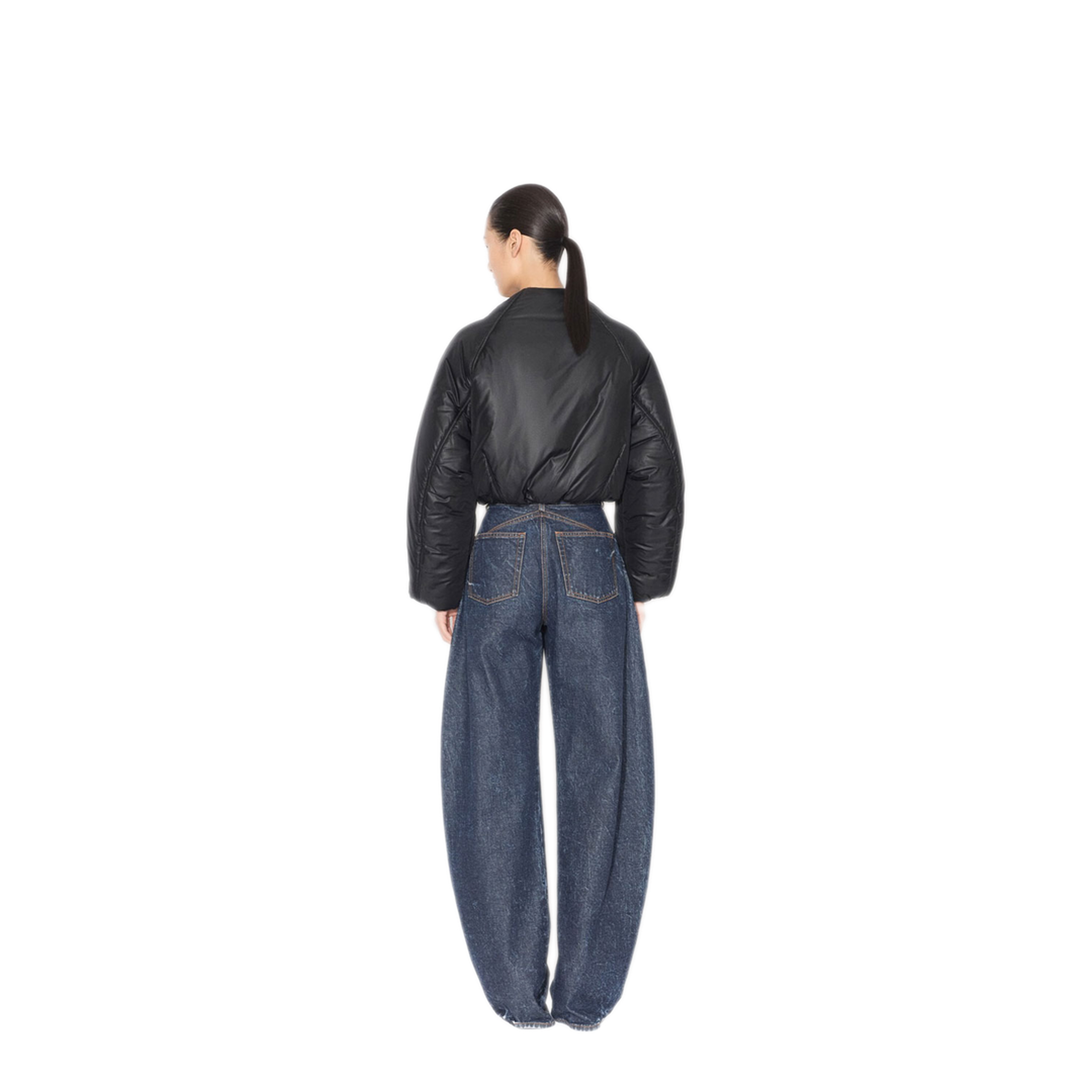 Nylon Pleated Bomber - Image 3