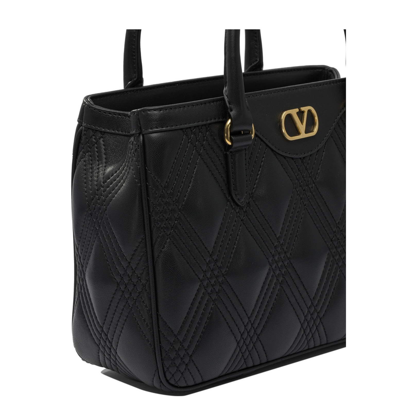 Black Leather Shoulder Bag - Image 4
