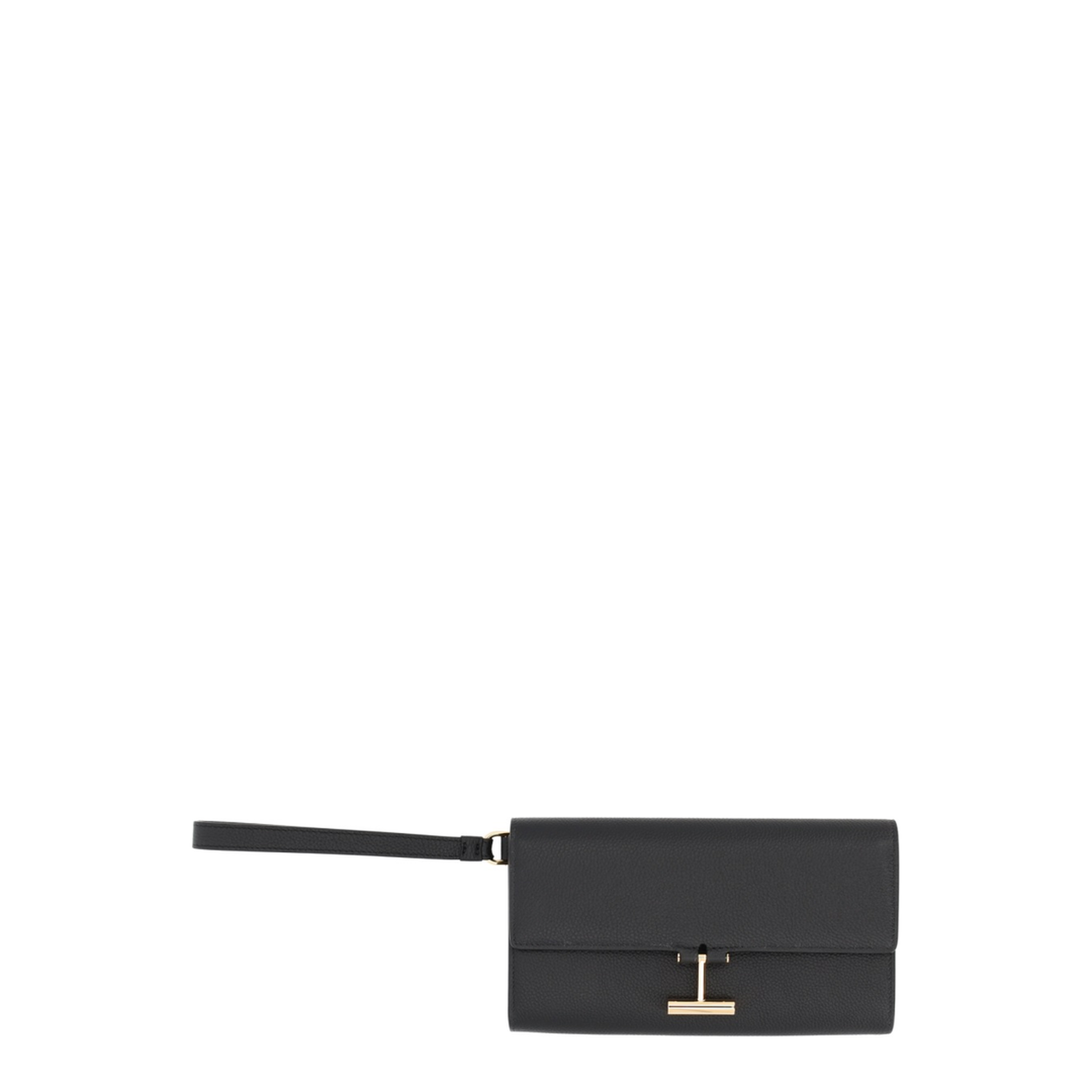 Calfskin Clutch - Black - Image 1