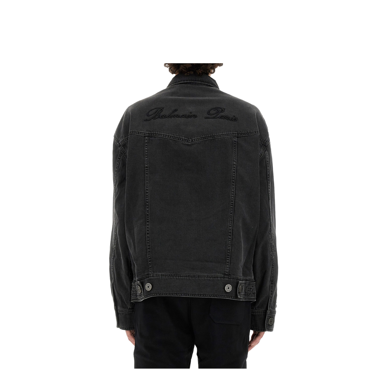 Denim Jacket Black - Image 3