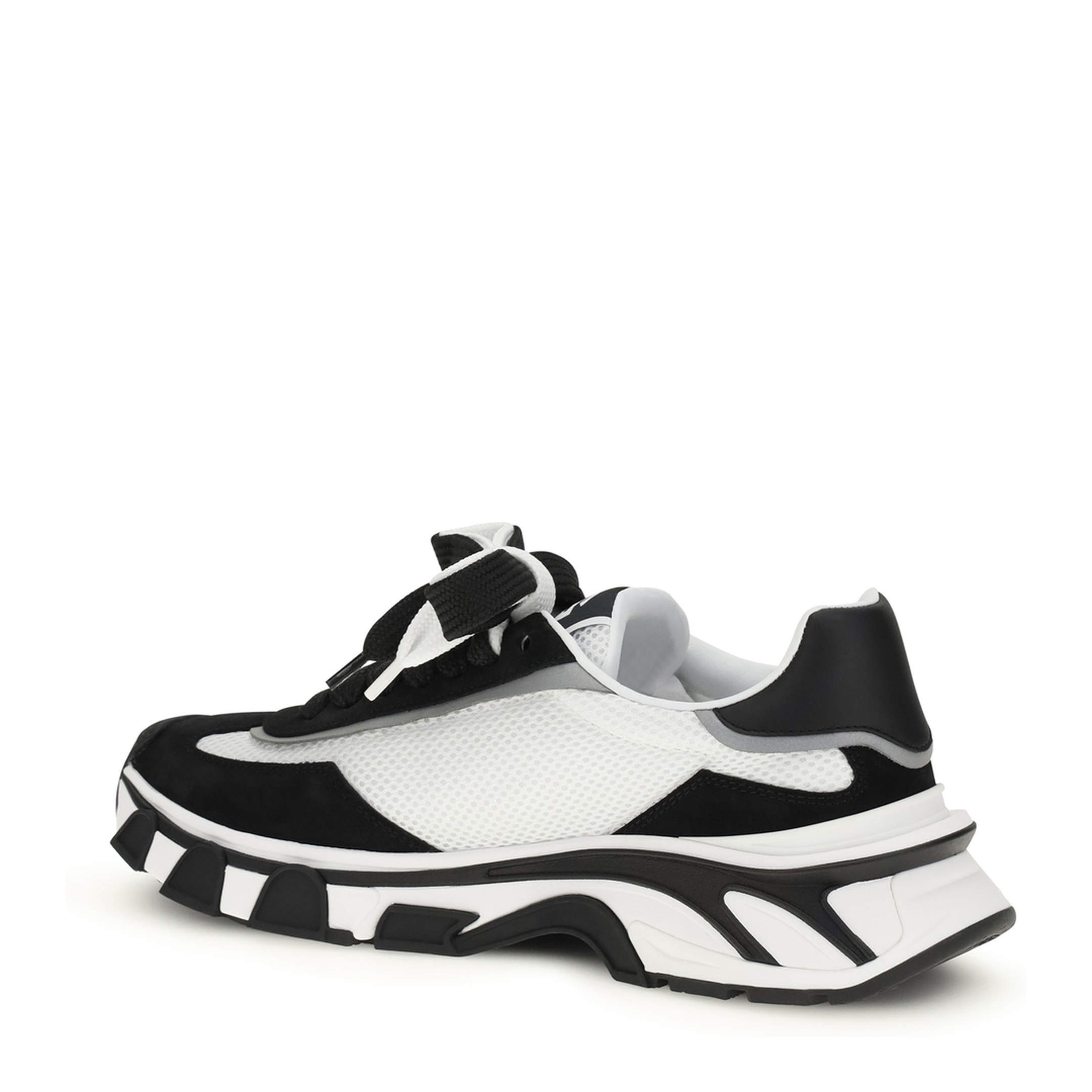 Leather and Mesh Sneakers - Image 3