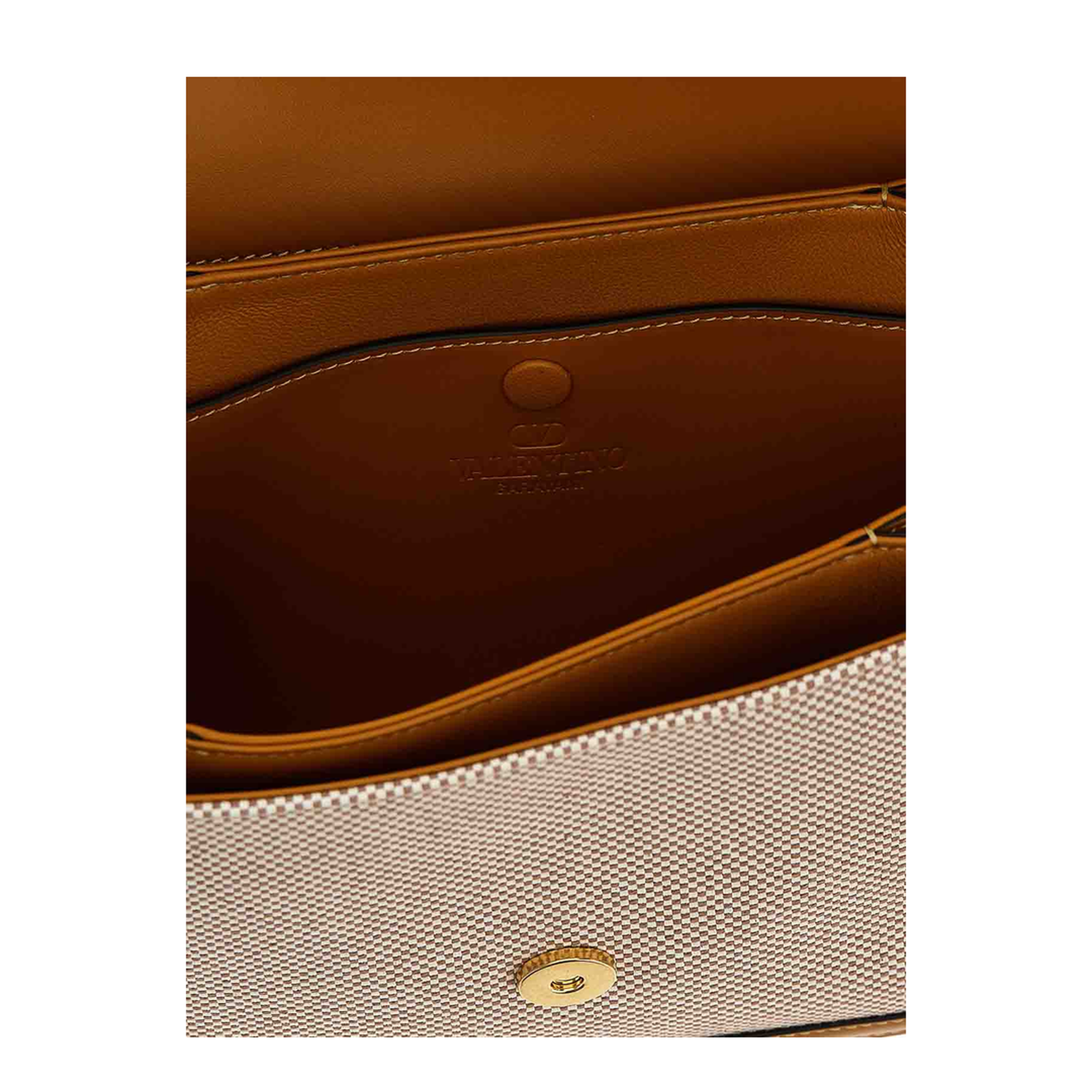 9to5 Canvas and Leather Shoulder Bag - Multicolor - Image 4