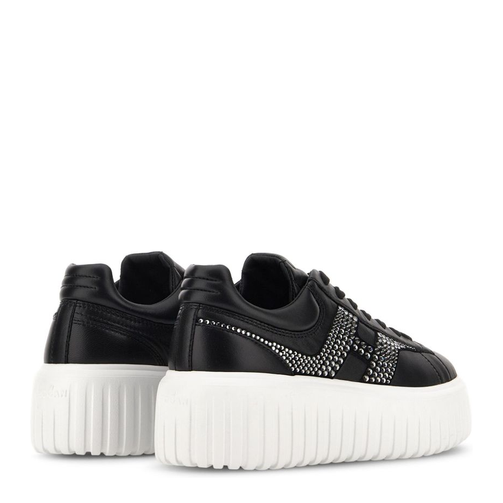 H-Stripes Sneakers Black Silver - Image 5