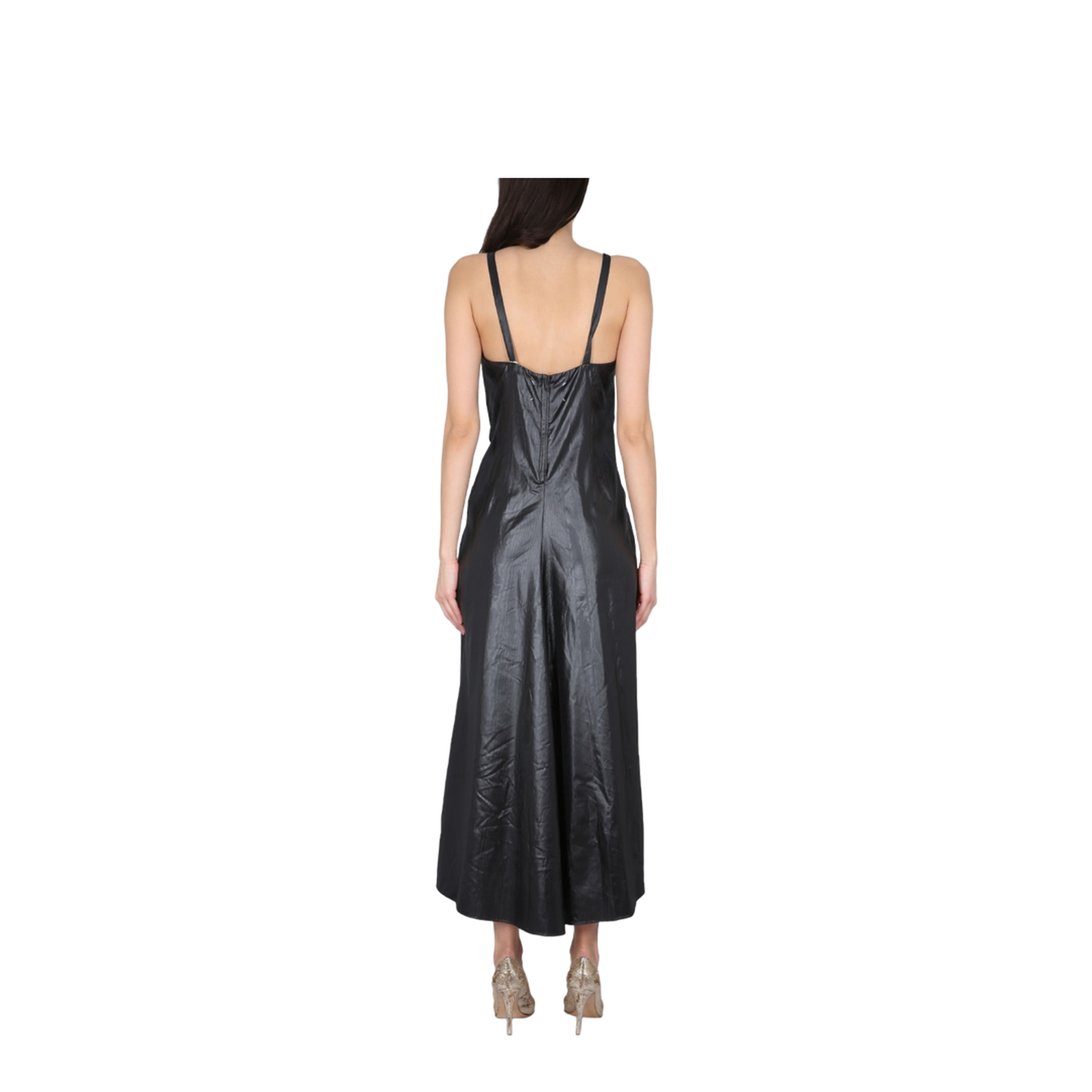 Moire Polyester Dress - Image 3