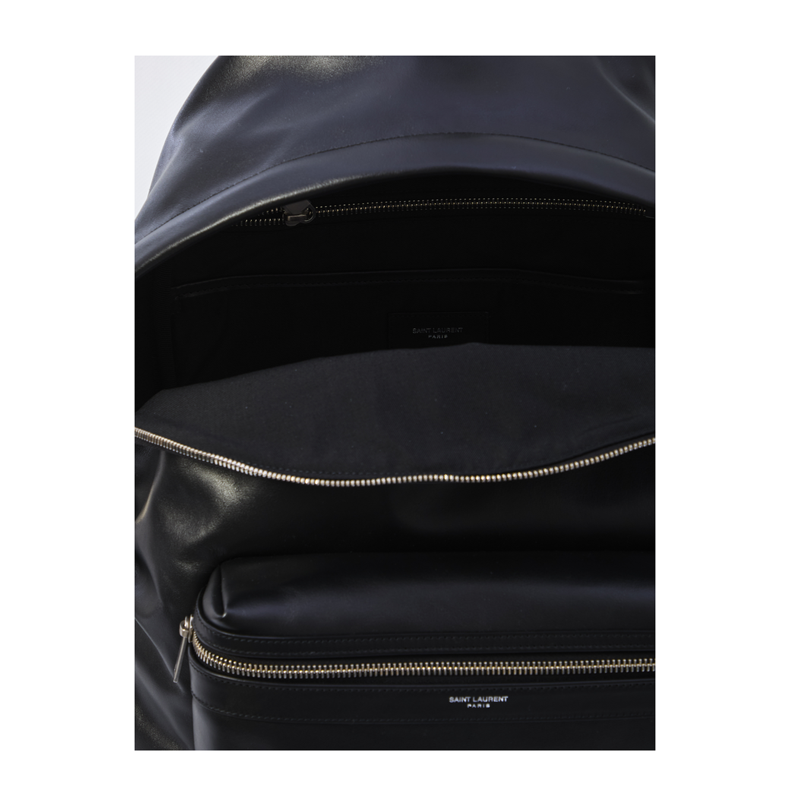 City Leather Backpack - Black - Image 4
