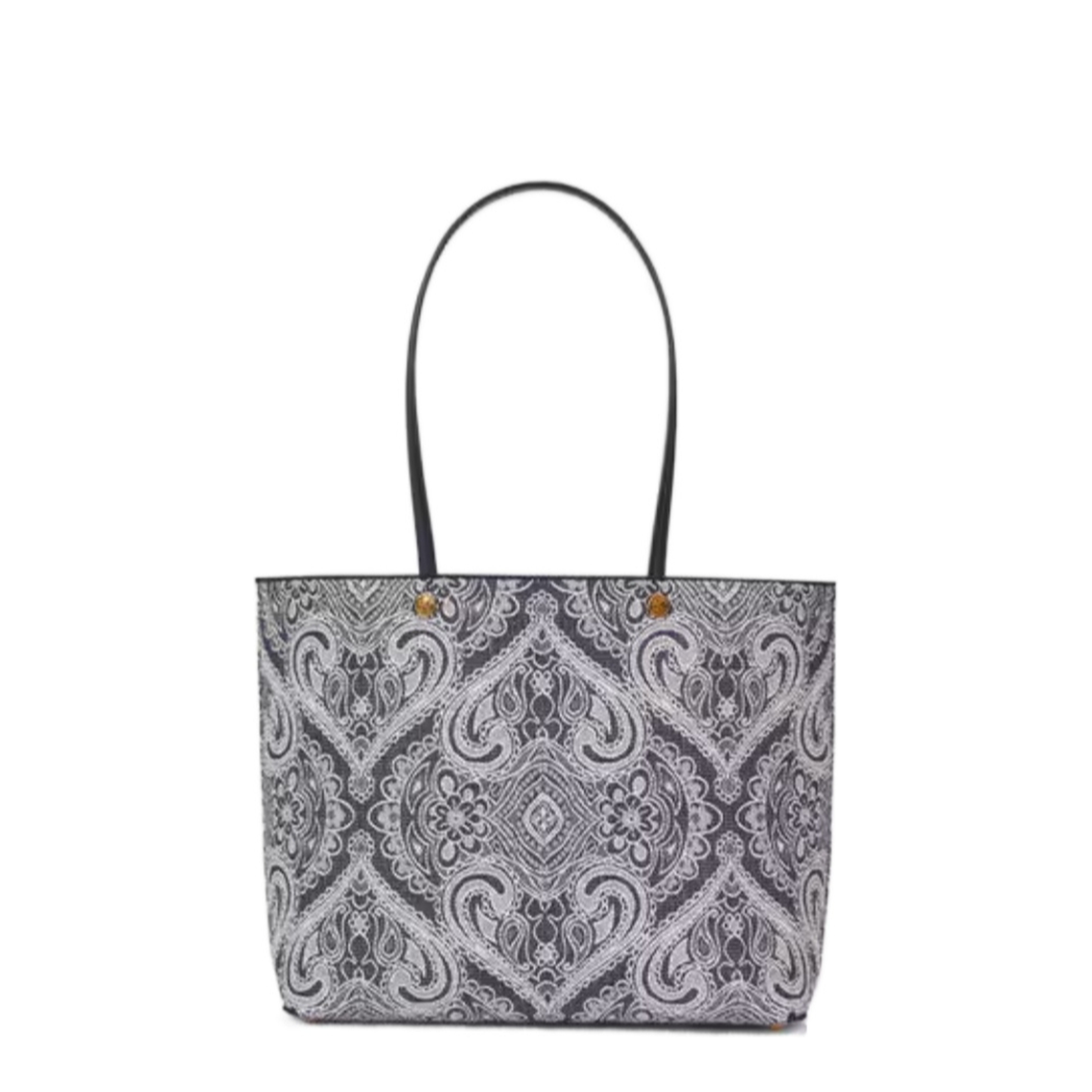 Essential Medium Jacquard Denim Tote Bag - Blue - Image 3