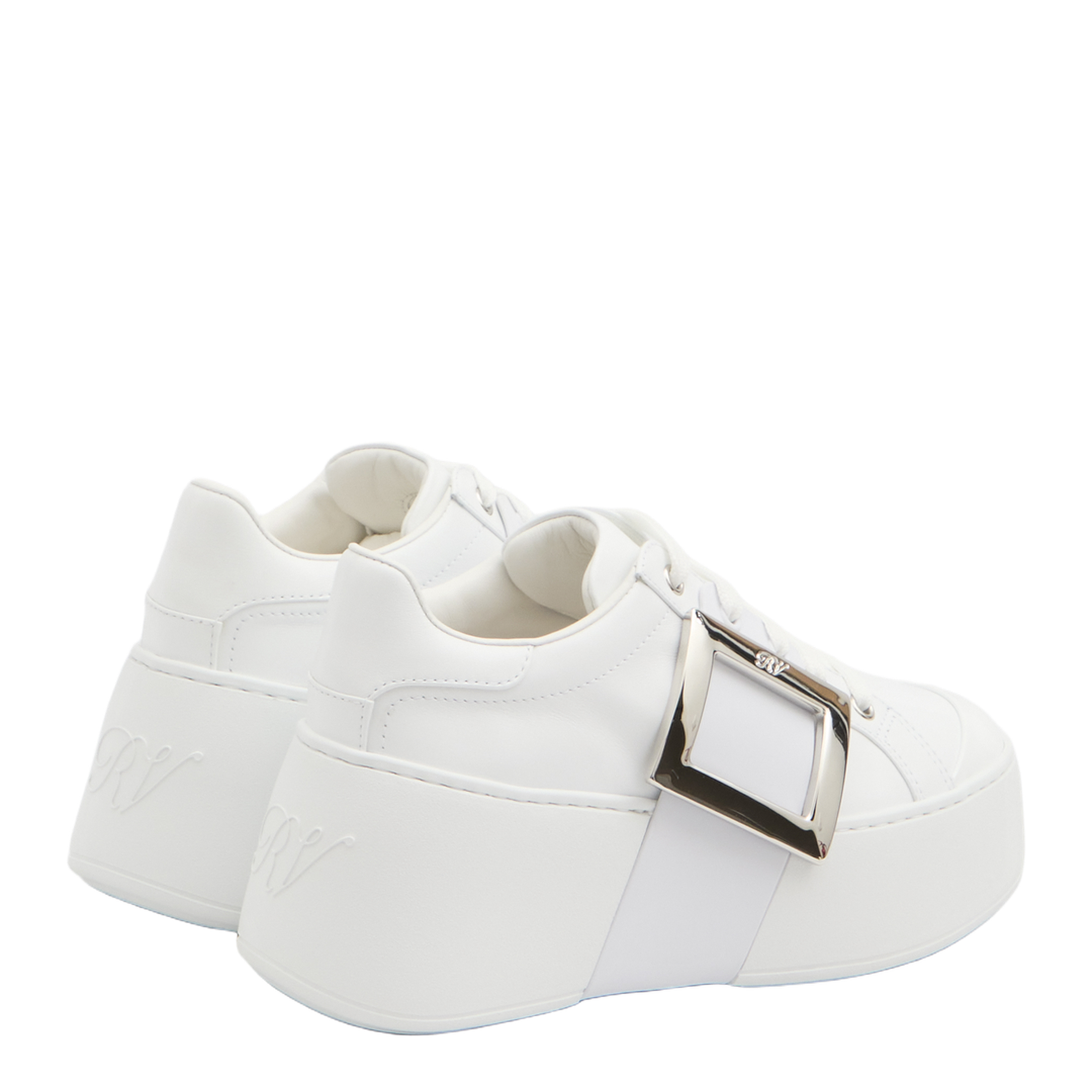 Viv Skate Sneakers - White - Image 3