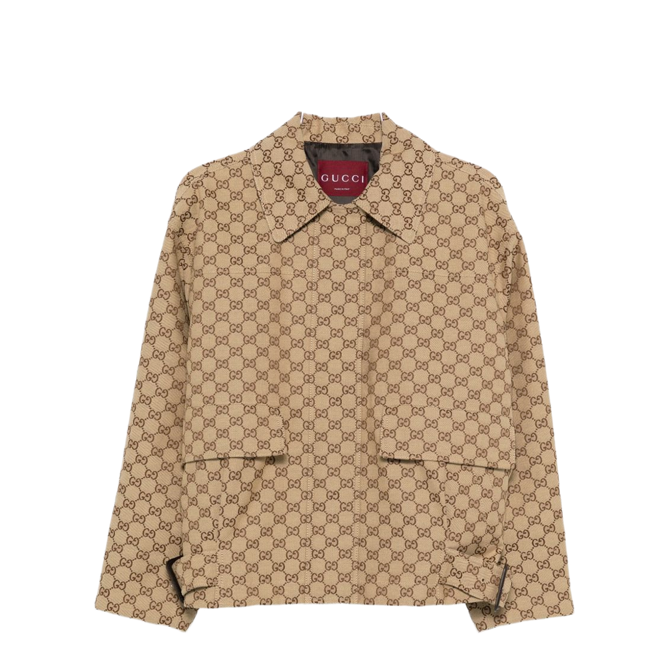 Canvas Bomber Jacket - Image 1