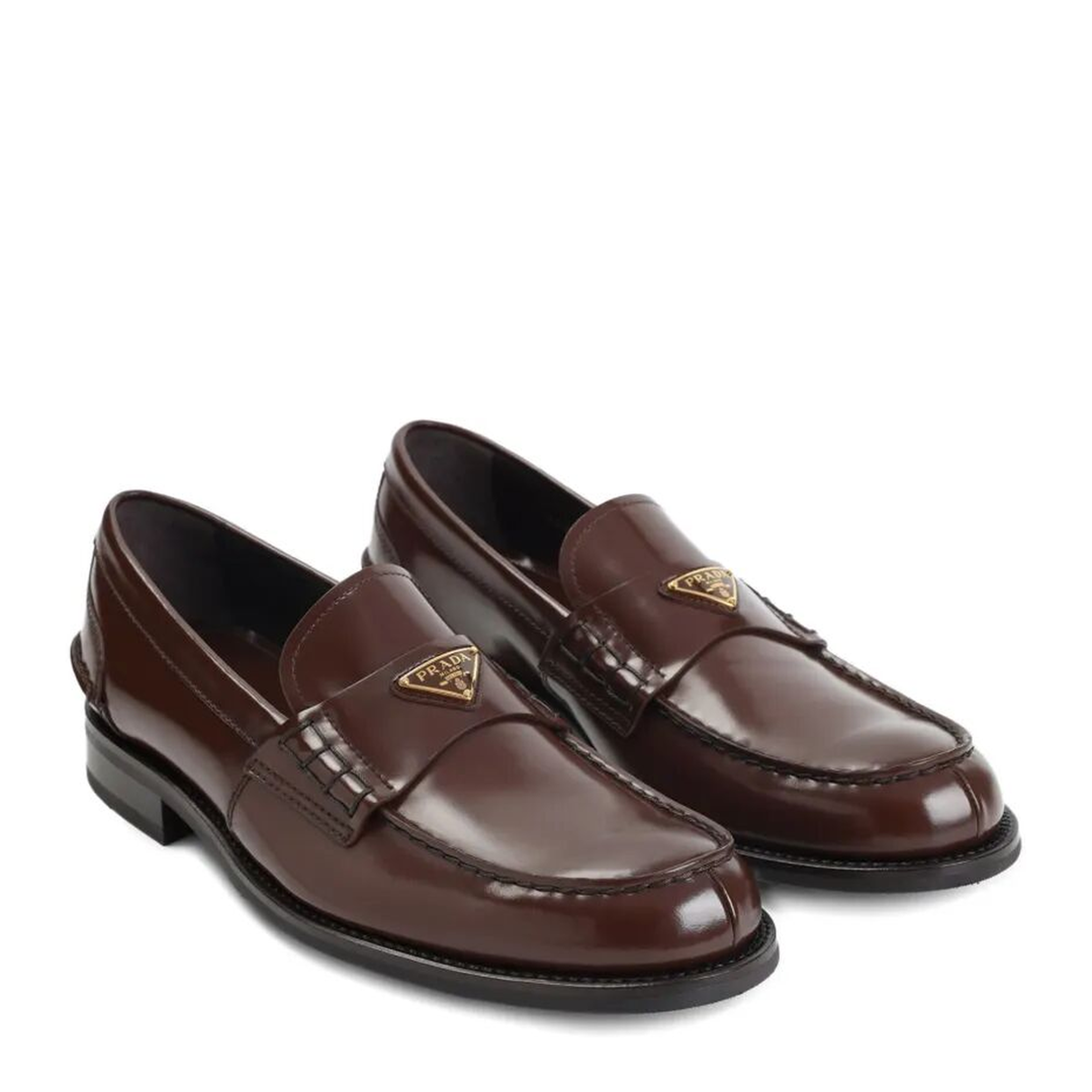 Brushed Leather Loafers - Image 2