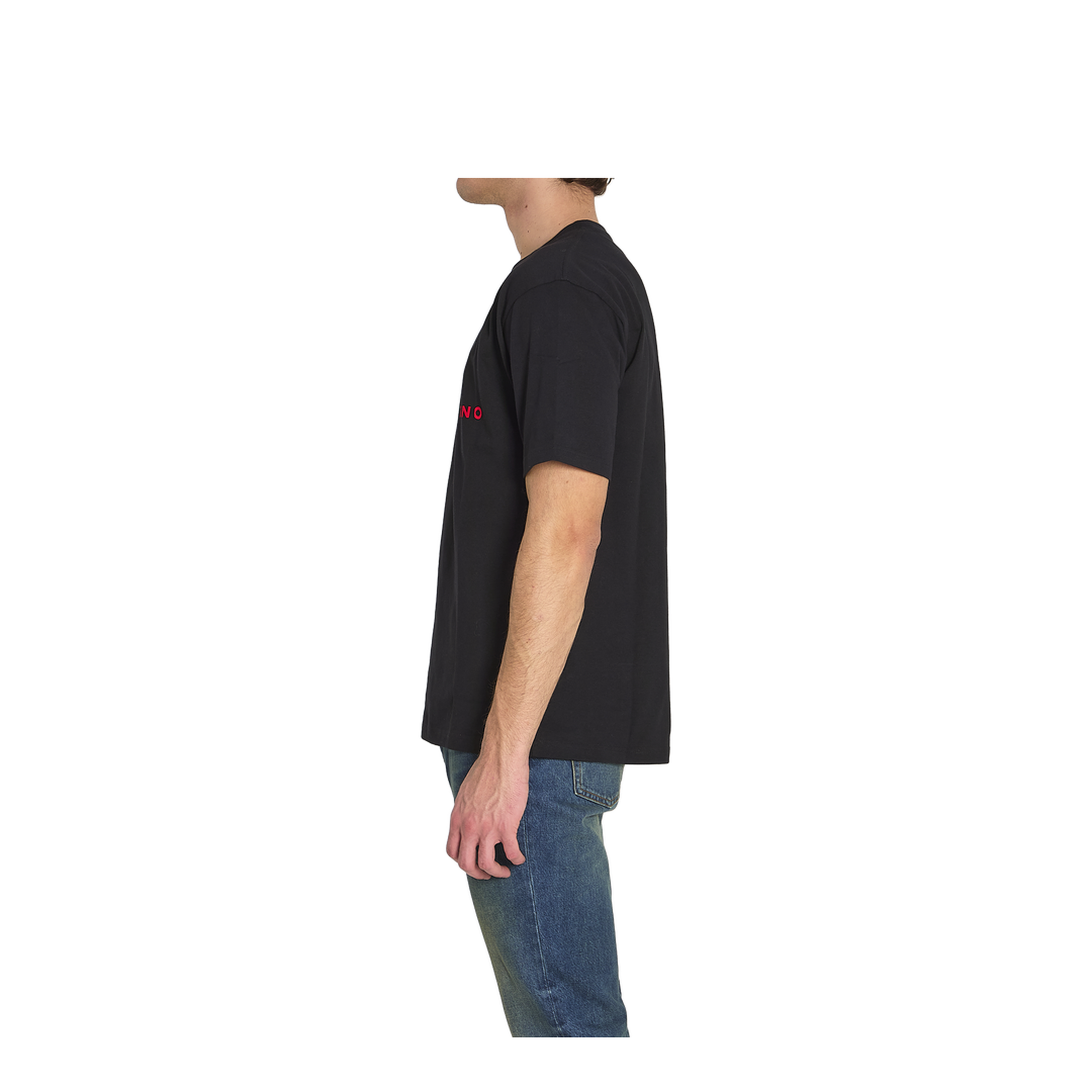 Cotton T-Shirt with Made In Print - Image 3