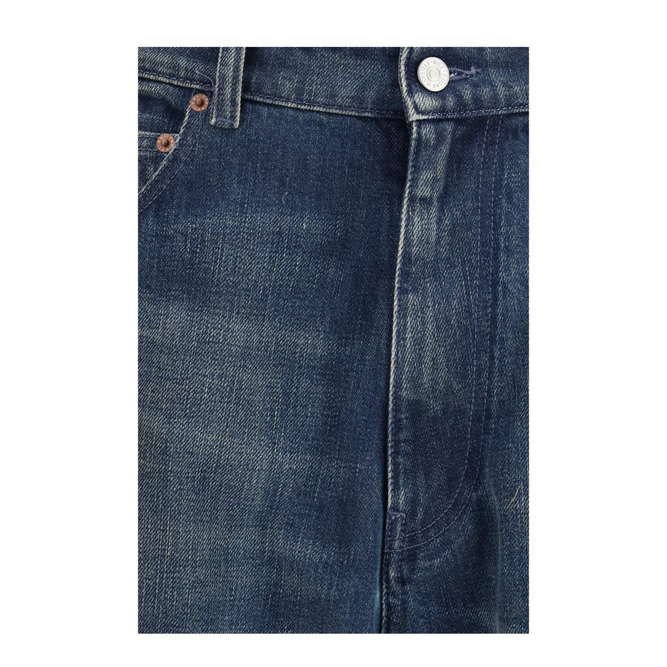 Five-pocket Pants with Panel Design - Image 3