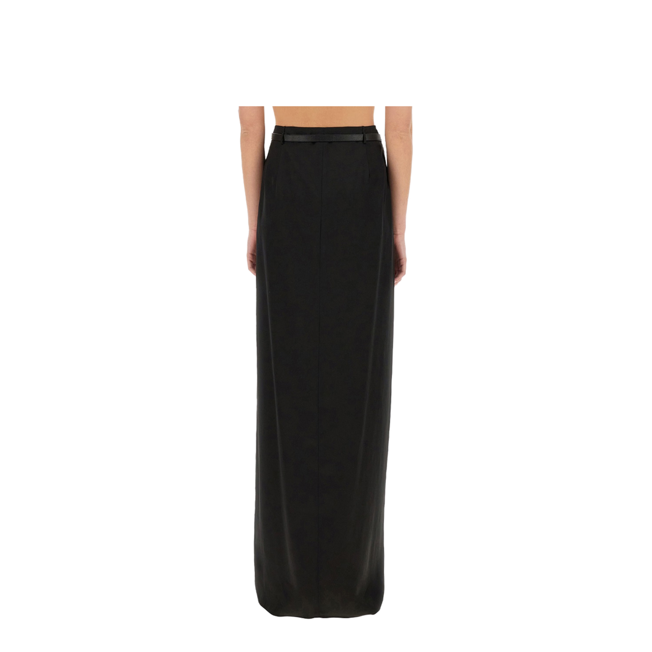 Maxi Wrap Skirt with Belt - Image 3
