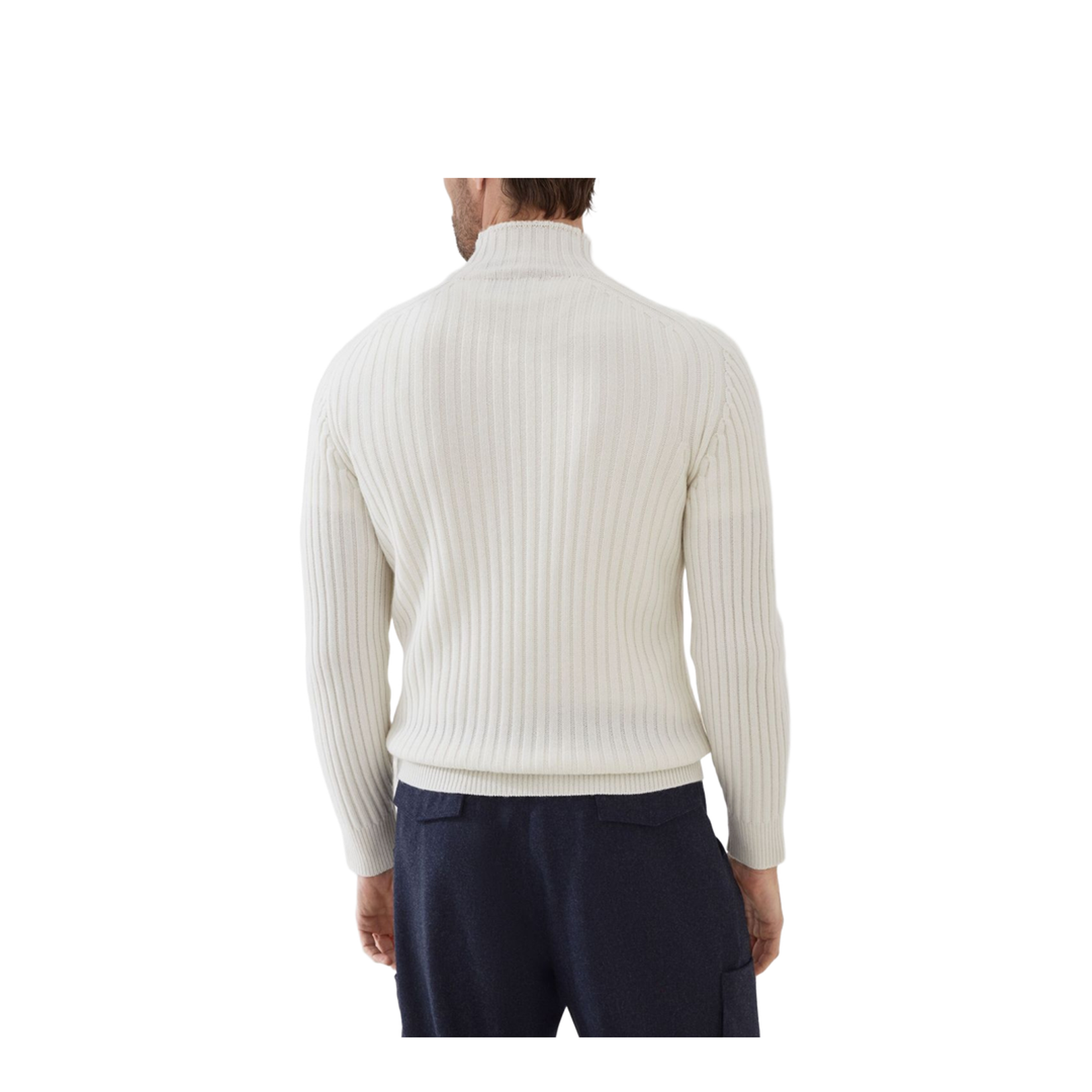 Ribbed Turtleneck Sweater - Image 5