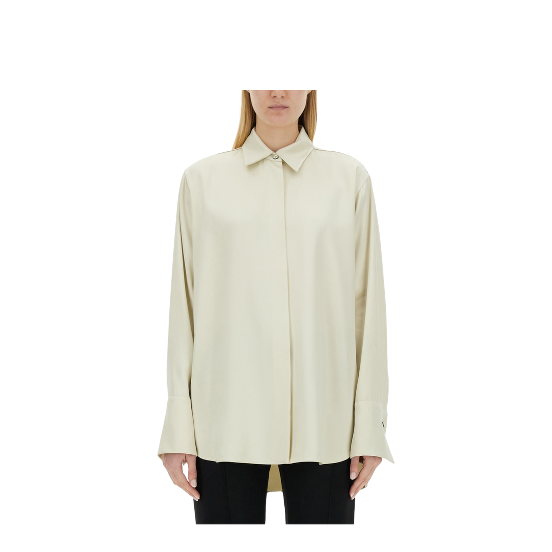Silk Shirt - White - Image 1