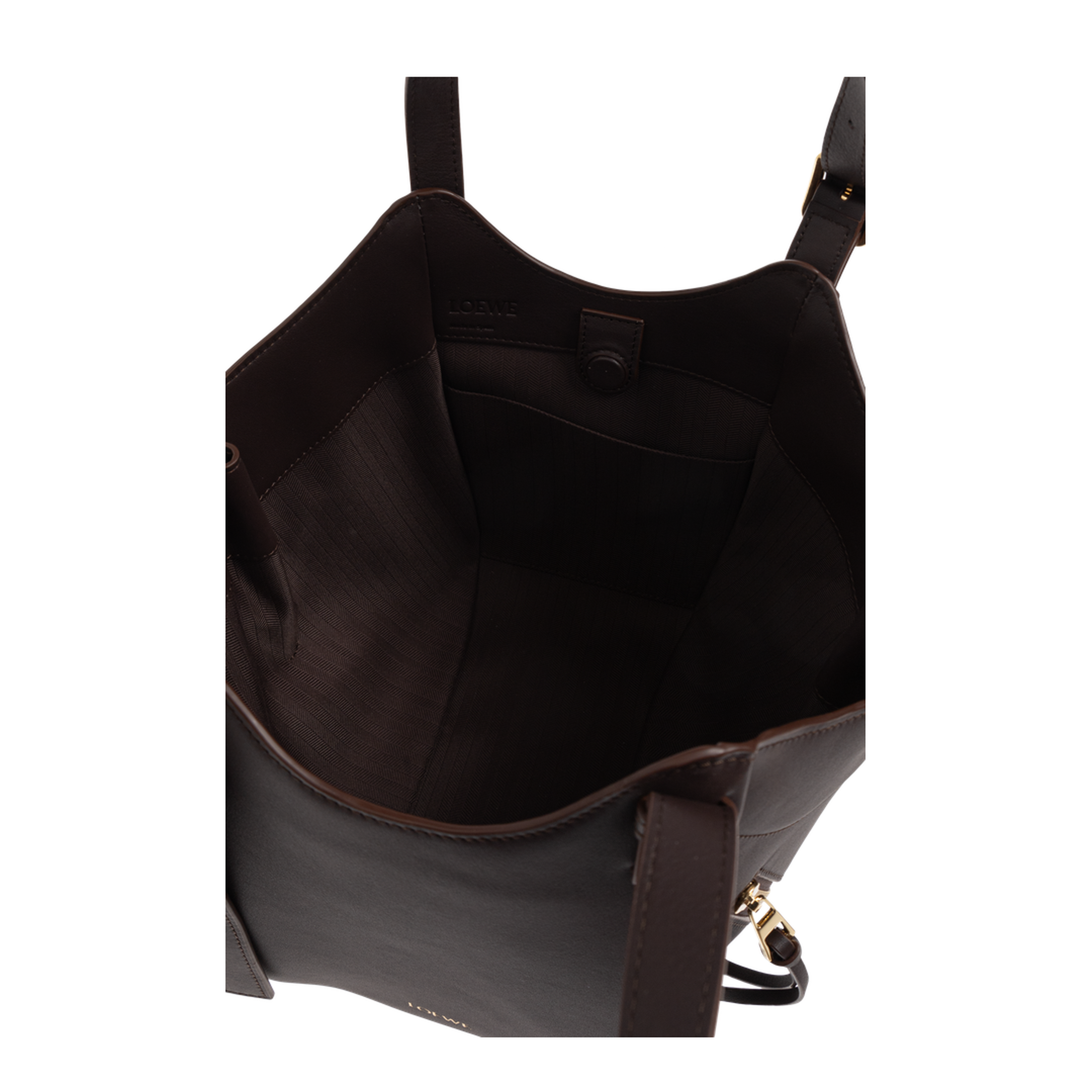 Hammock Flip Medium Shoulder Bag - Dark Chesnut - Image 5