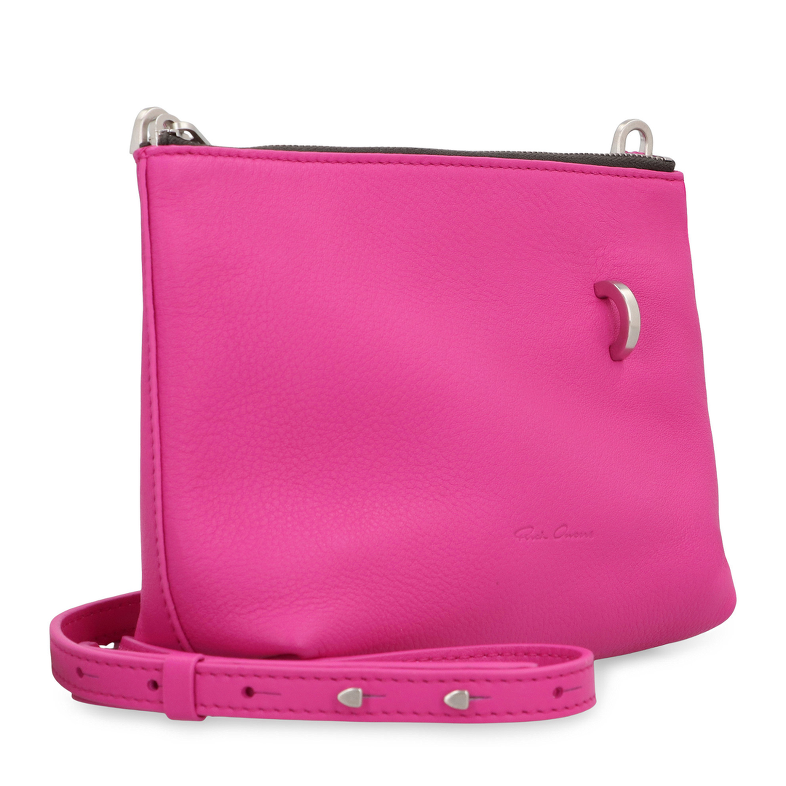 Adri Mini Leather Shoulder Bag Pink - Image 3