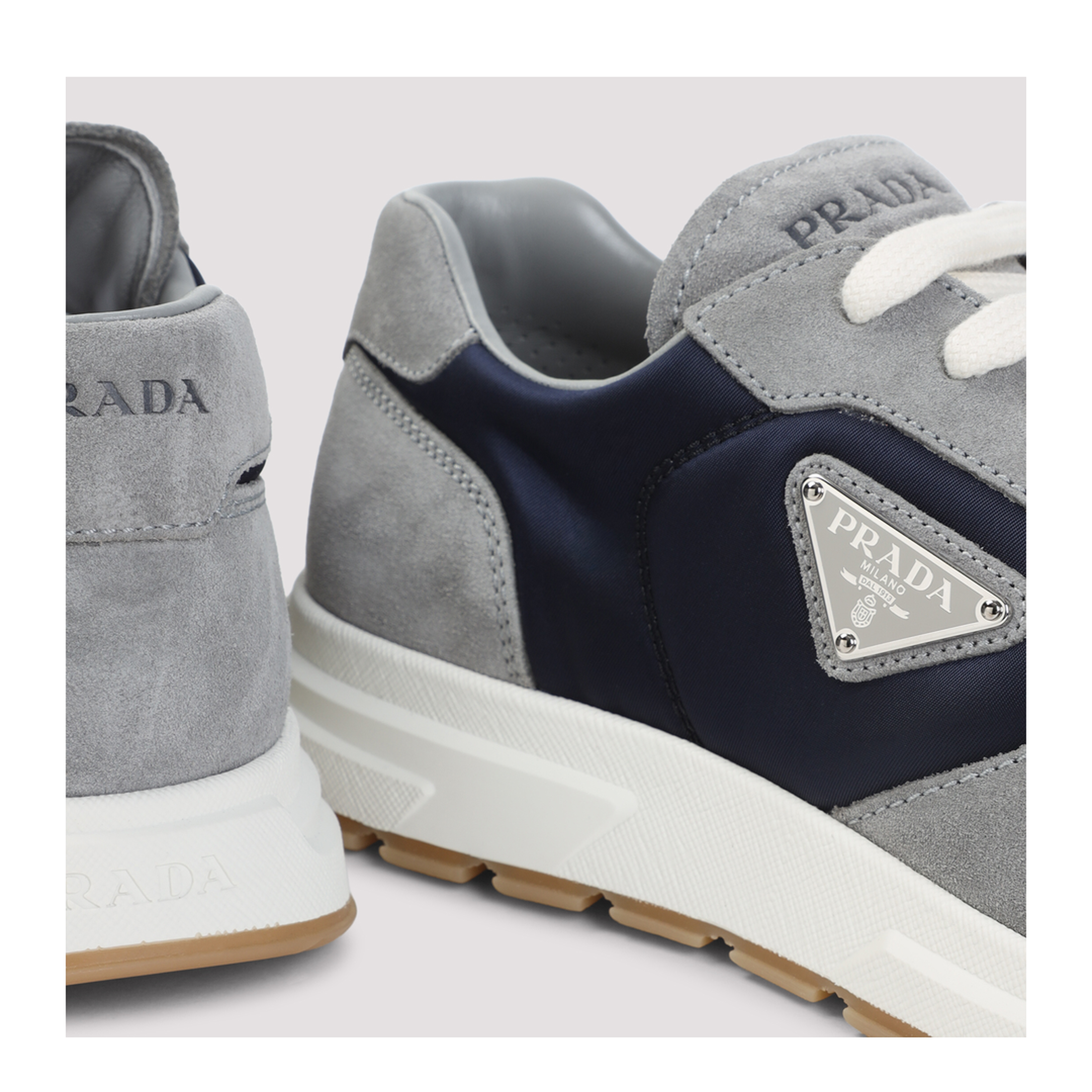 Prax Sneakers in Suede and Re-Nylon - Image 6