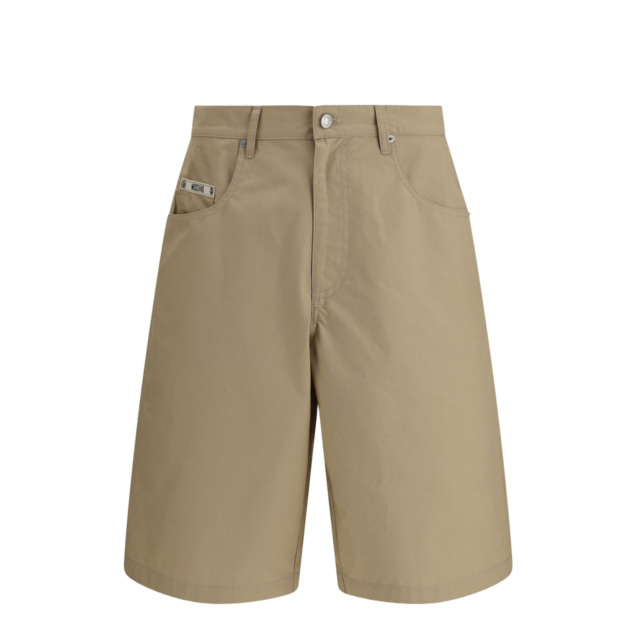 Long Bermuda Shorts in Cotton - Image 1