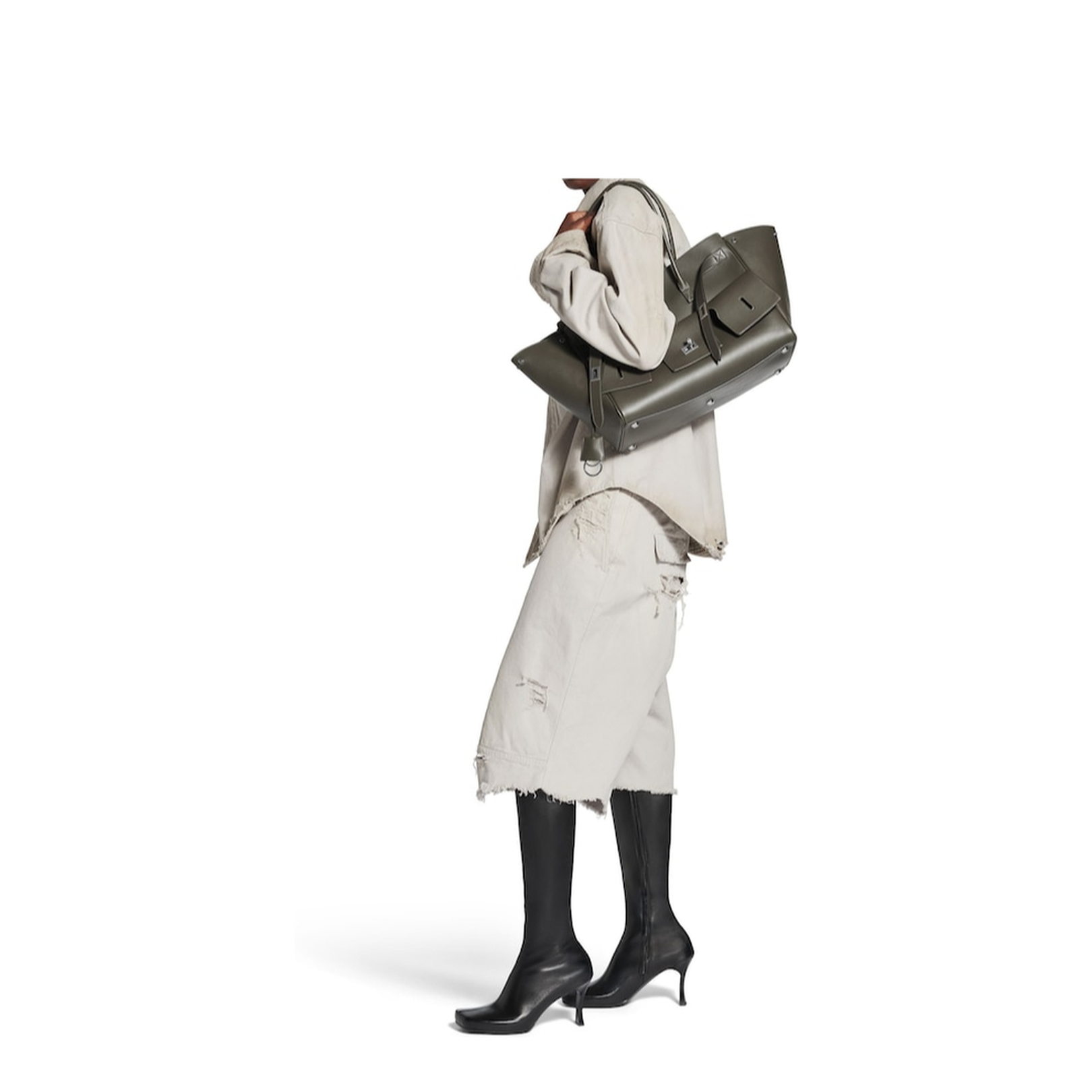 Bel Air Carry All Bag Medium in Khaki - Image 5