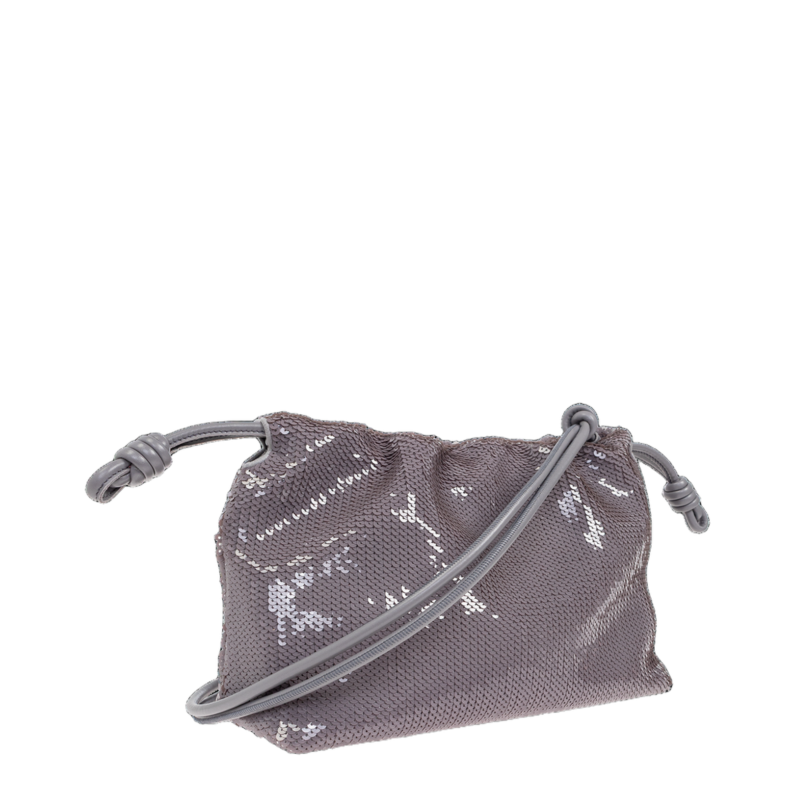 Flamenco Medium Calfskin Purse - Grey - Image 4