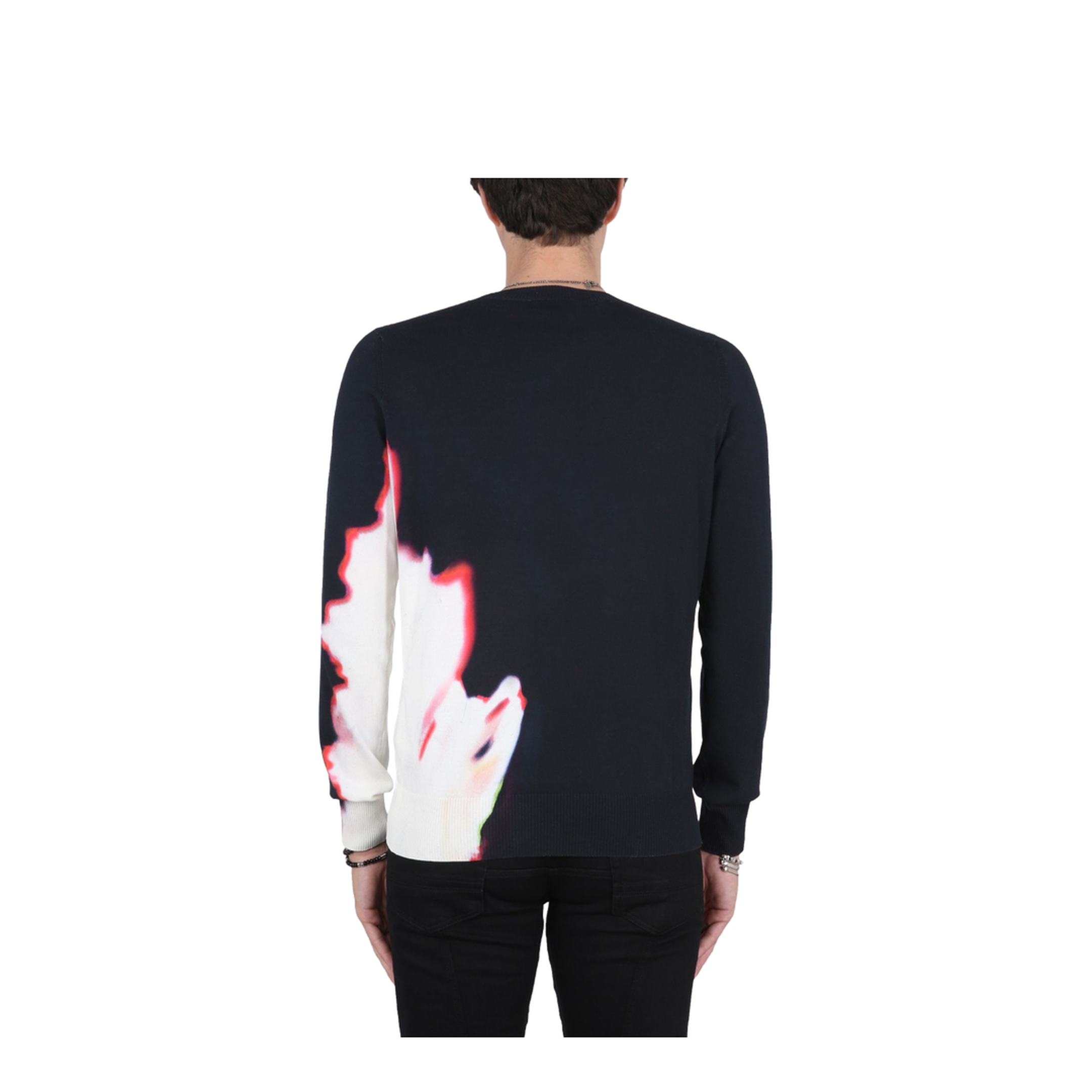 Jersey with Solarised Flower Print - Image 3