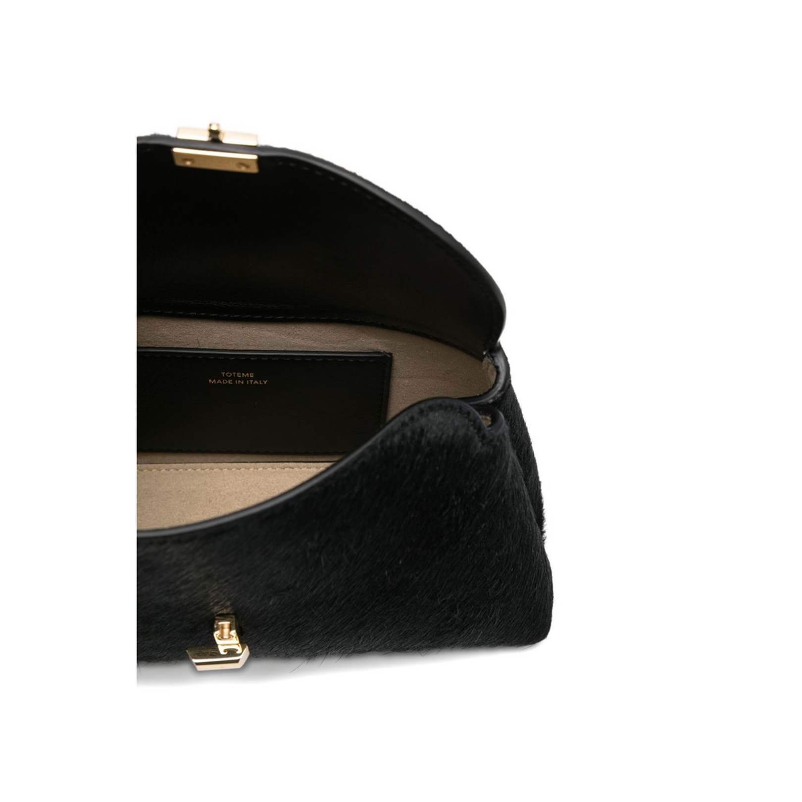 T-Lock Mini Pony Hair Clutch - Black - Image 3