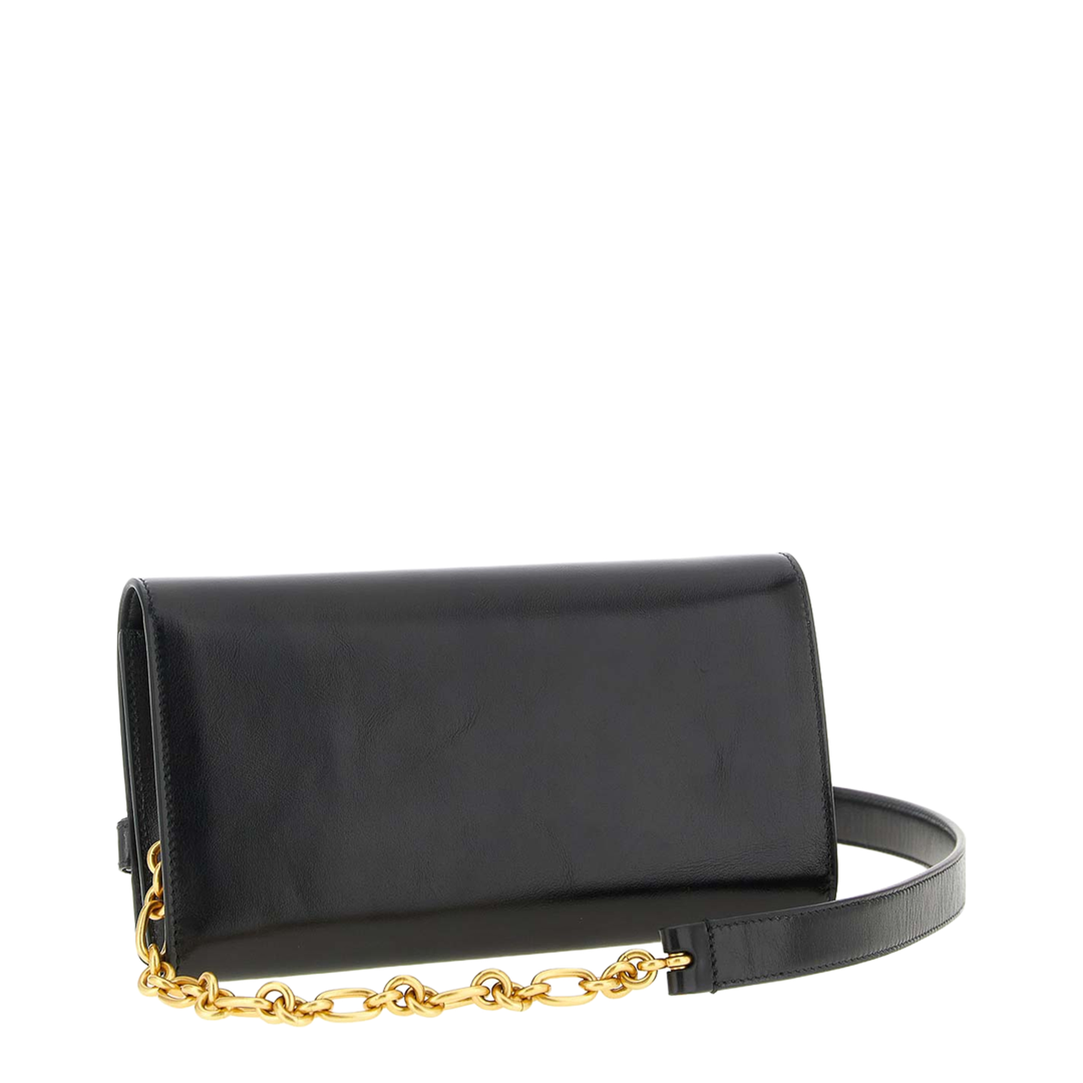 Shuffle Calfskin Wallet-On-Chain - Black - Image 3
