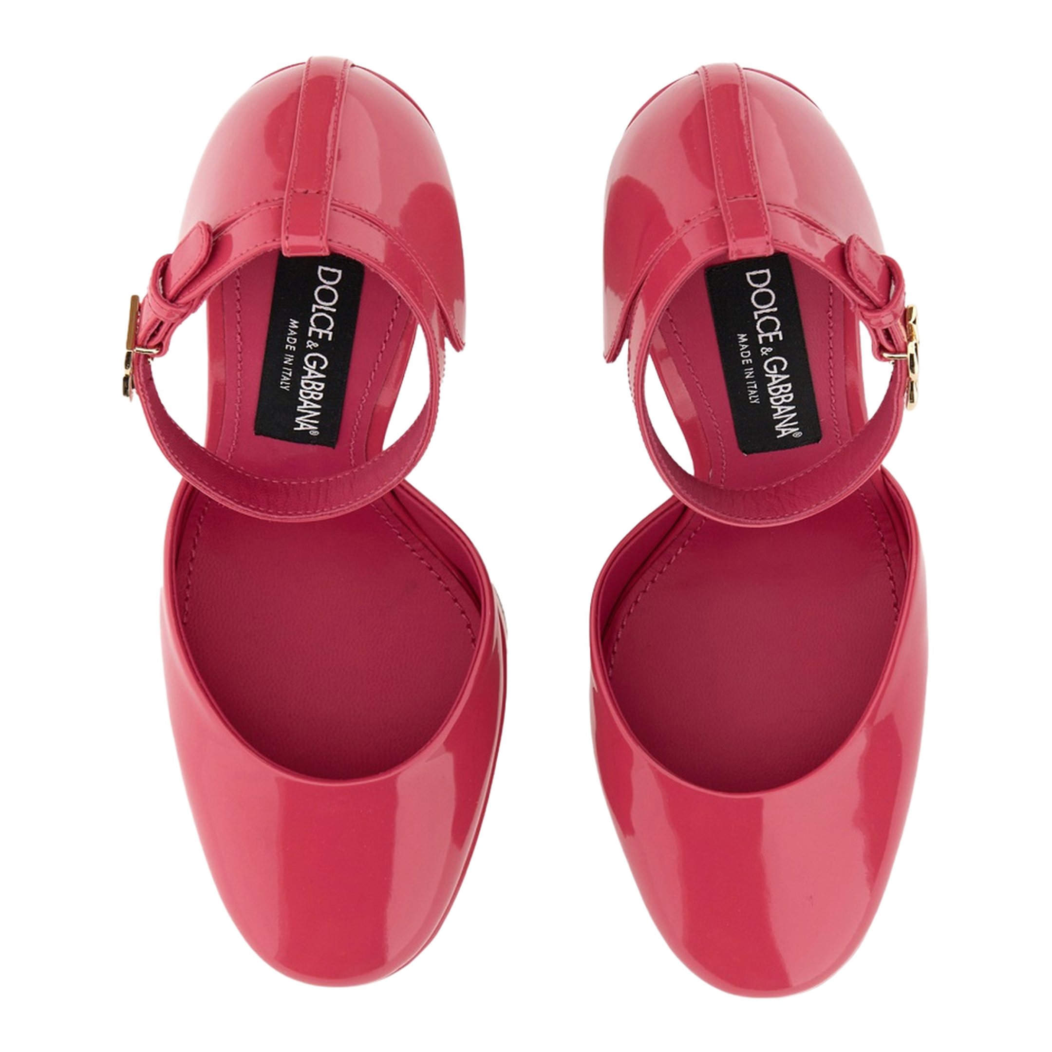 Glossy Leather Platform Pumps - Image 4