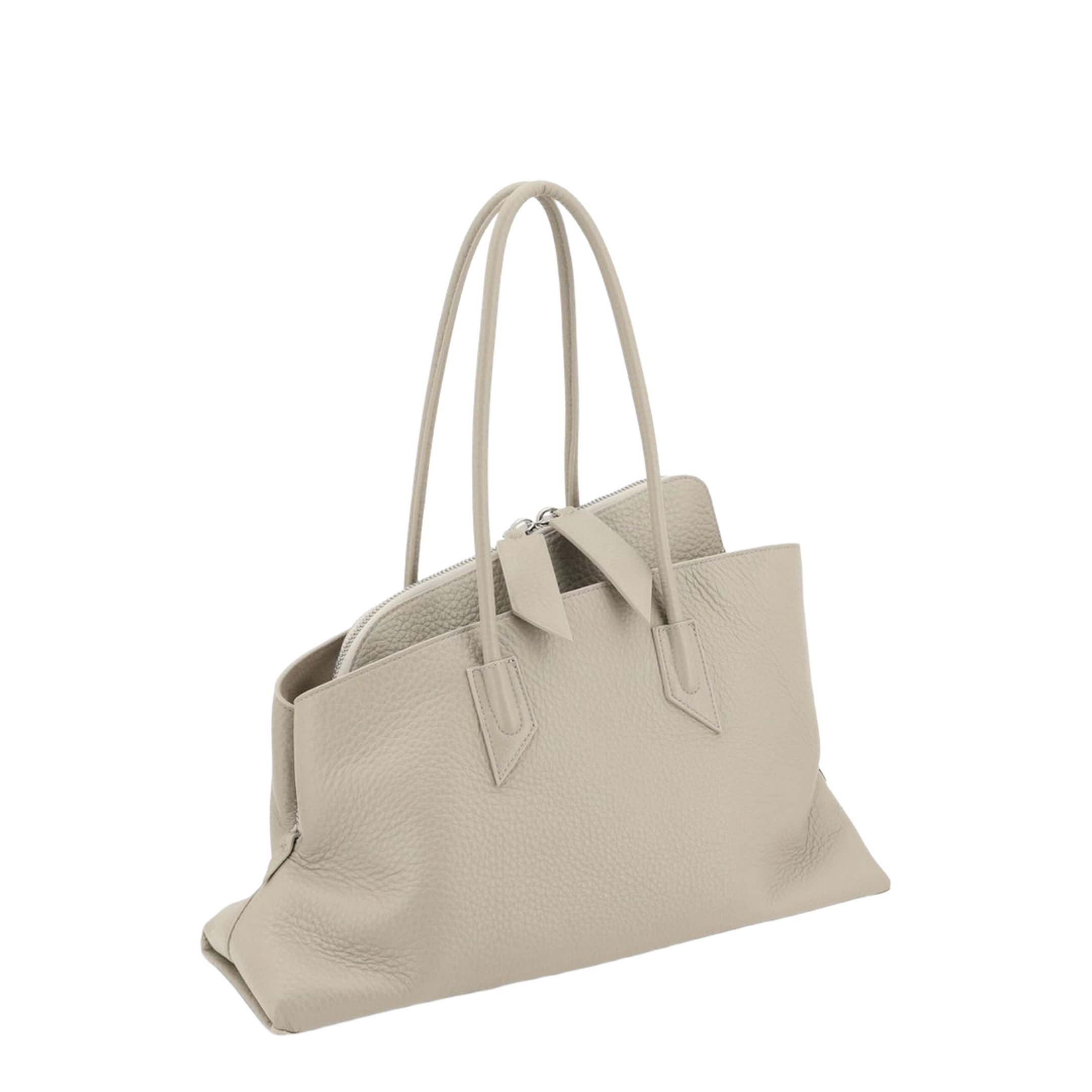 La Passeggiata Medium Calfskin Shoulder Bag - Sand - Image 3