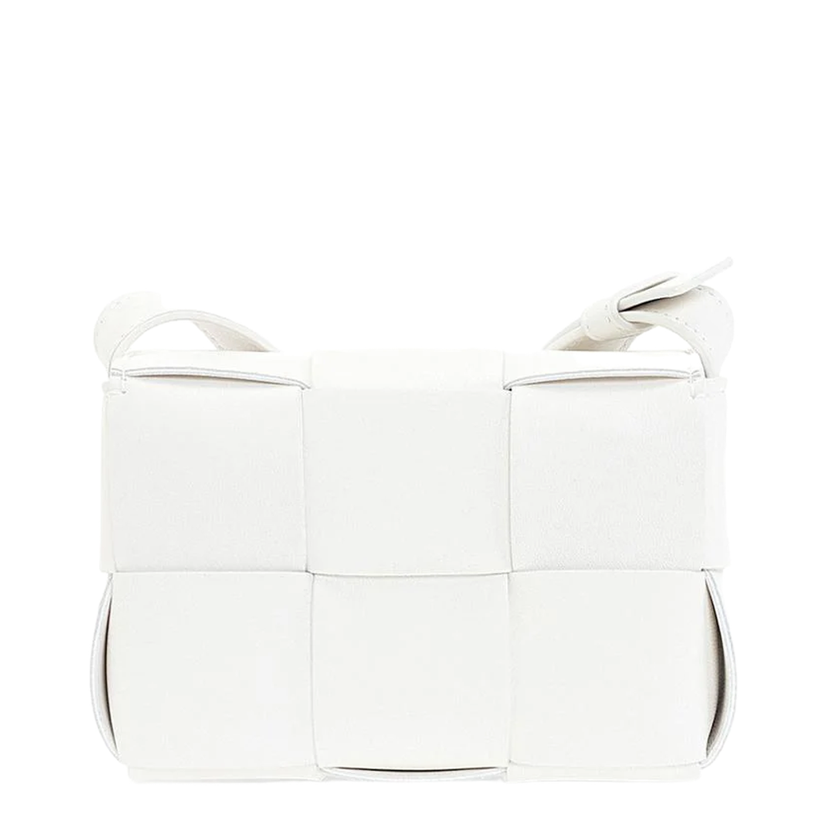Cassette Mini Leather Crossbody Bags - White - Image 3