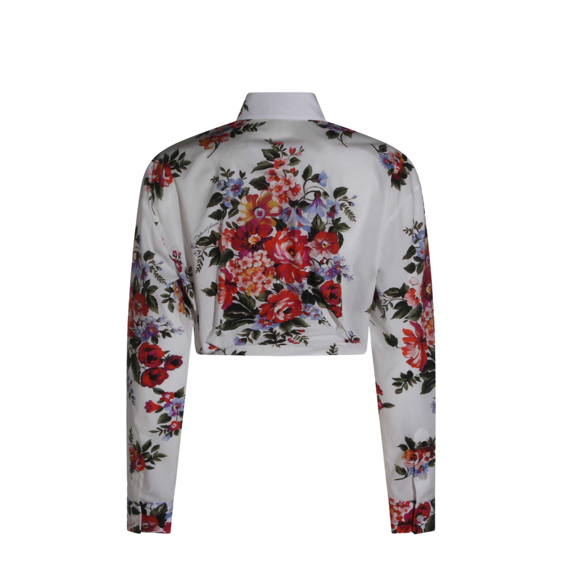 Floral Print Crop Shirt - Image 6