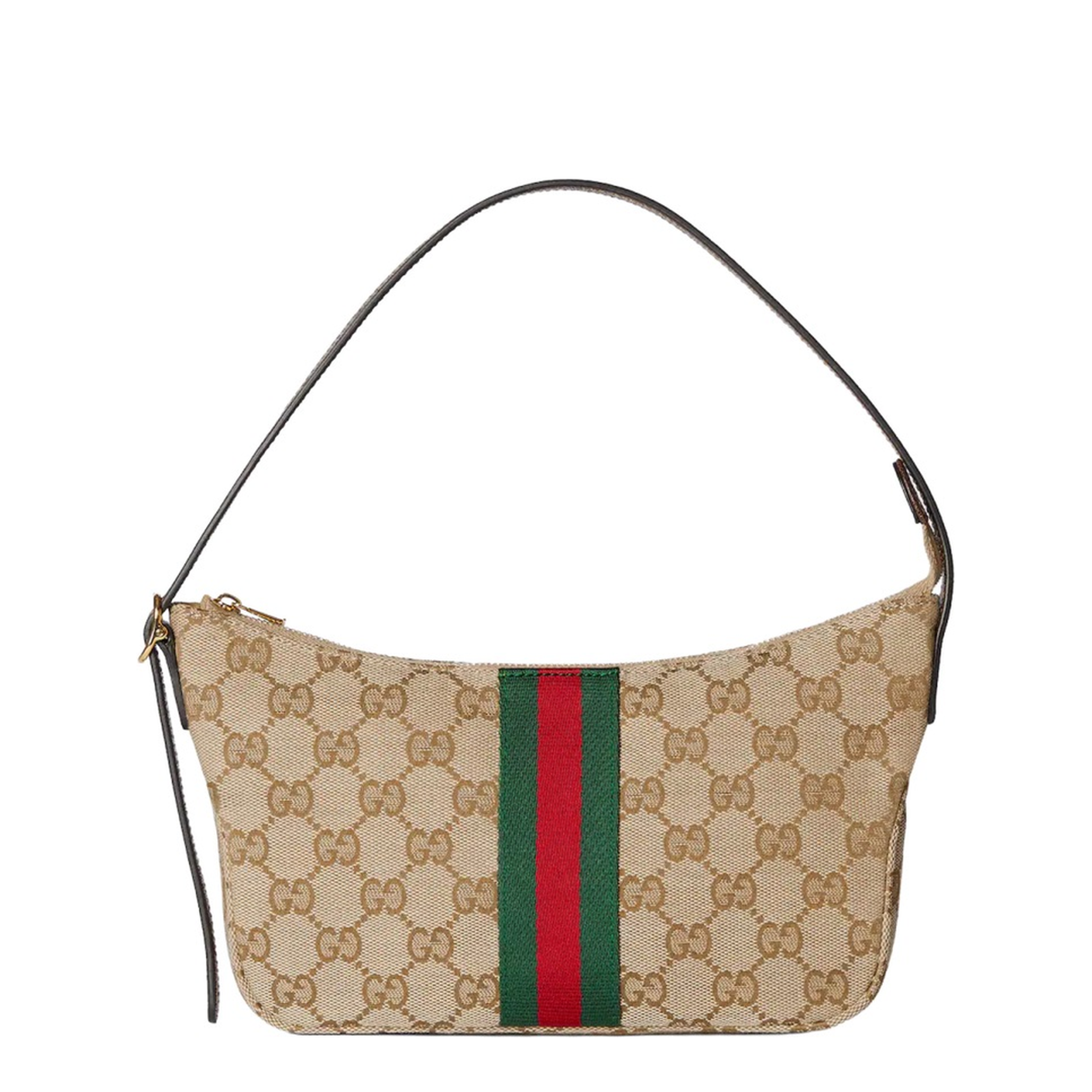 Lunetta Small Crossbody Bag - Sand/Dark Brown - Image 1