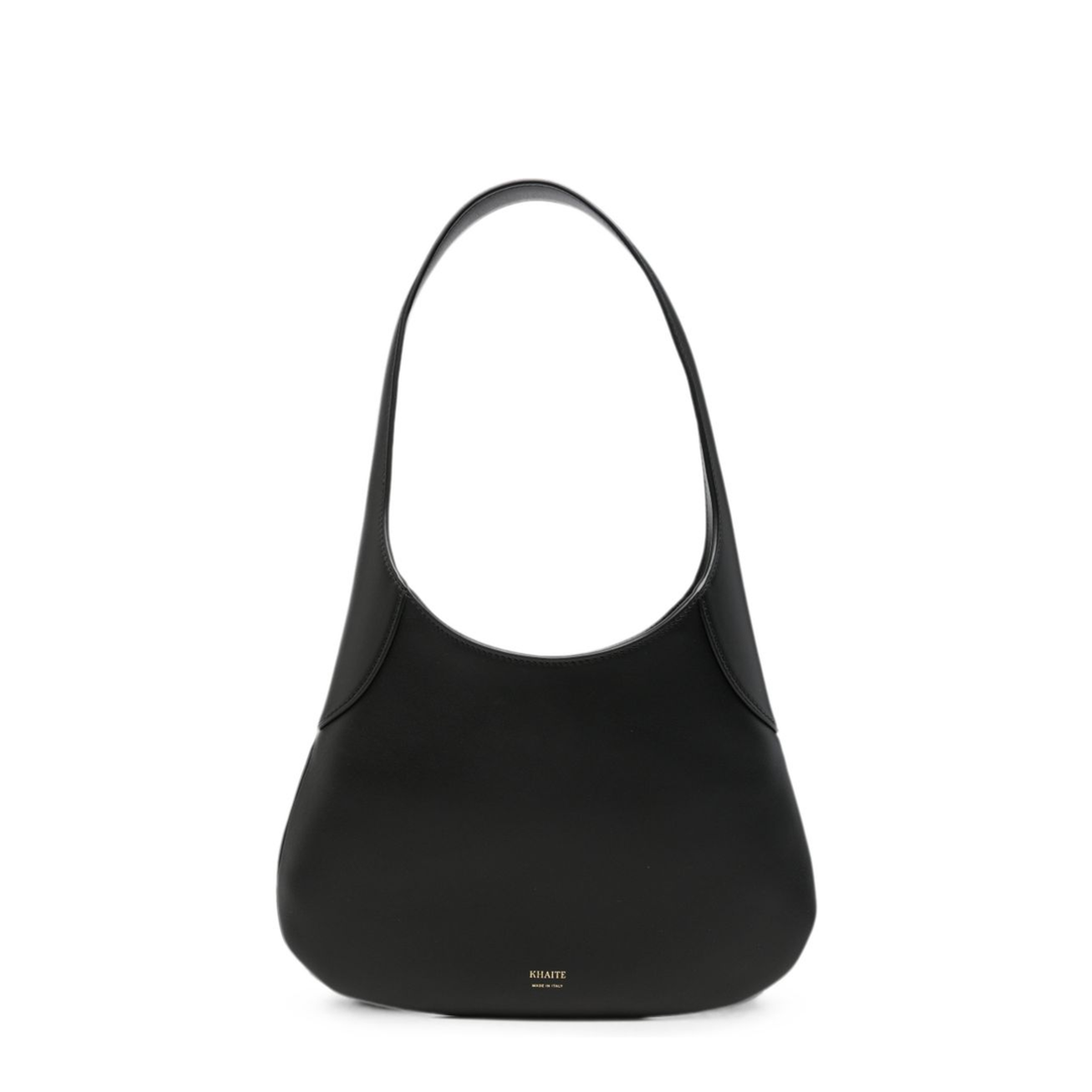 Joan Small Calfskin Hobo Bag - Black - Image 1