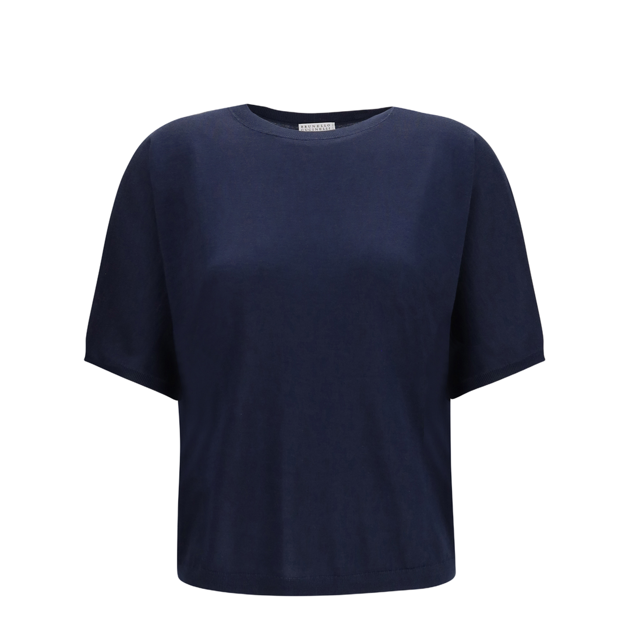 Short-sleeve Cashmere and Silk Sweater - Image 1